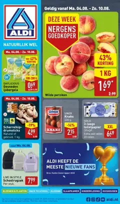 Aldi - Folder week 32 - Voorbeeld van een folder van Aldi, geldig van 04.08.2025