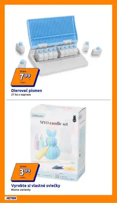 Action leták platný od 18.03.2026 | Strana: 8 | Produkty: Sviečky, Video