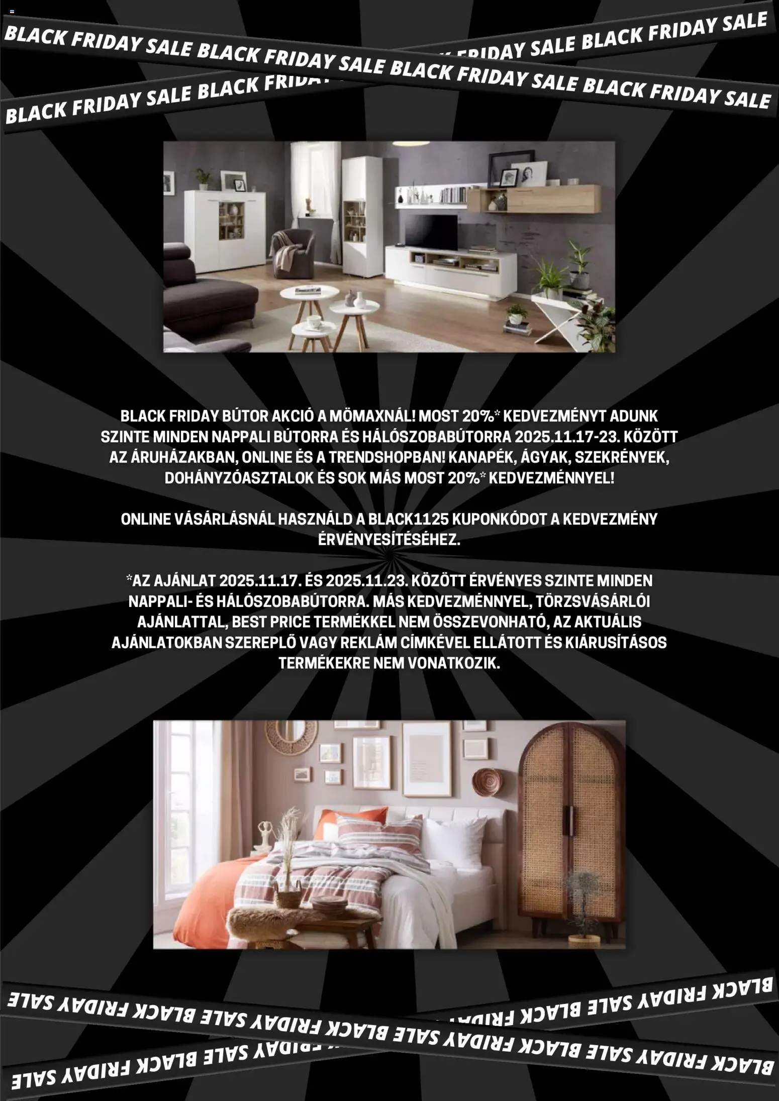 Mömax akciós ujság - amely érvényes a következő dátumtól: 17.11.2025 | Oldal: 2 | Termékek: Bútor