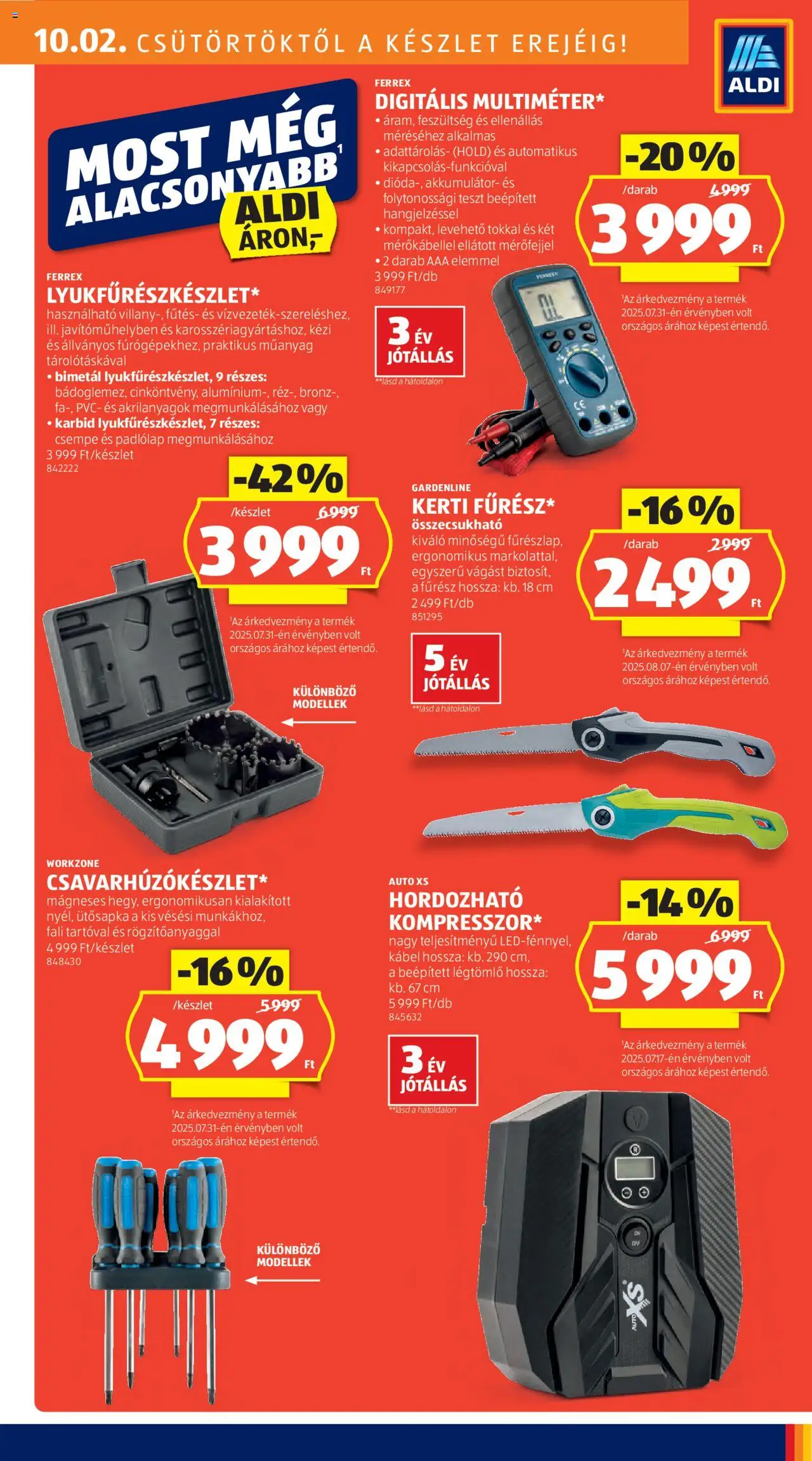 Aldi akciós ujság - amely érvényes a következő dátumtól: 02.10.2025 | Oldal: 23 | Termékek: Kábel, Padlólap, Akkumulátor, Csempe