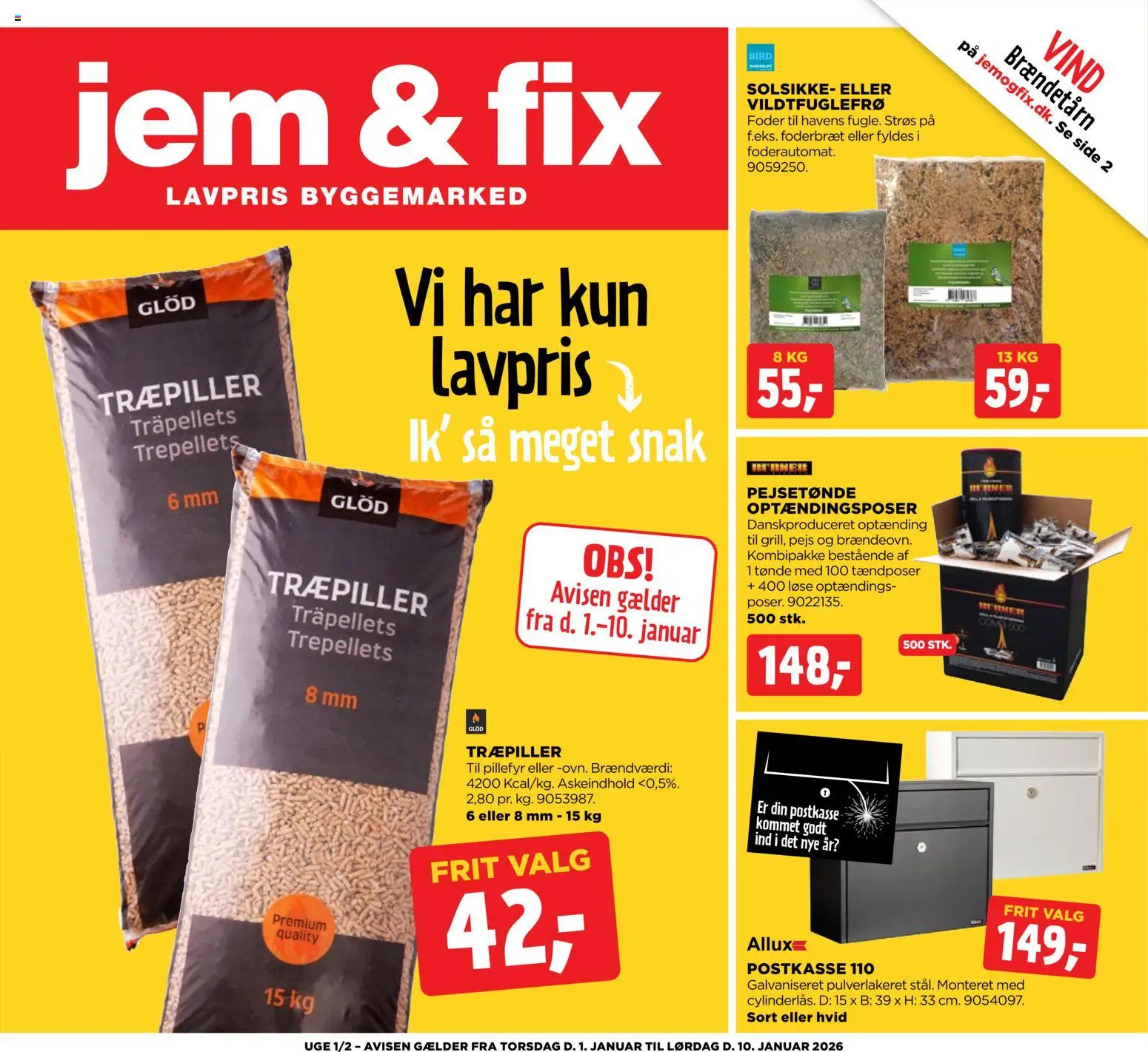 Jem & fix tilbudsavis – gyldig fra 01.01.2026 | Side: 1