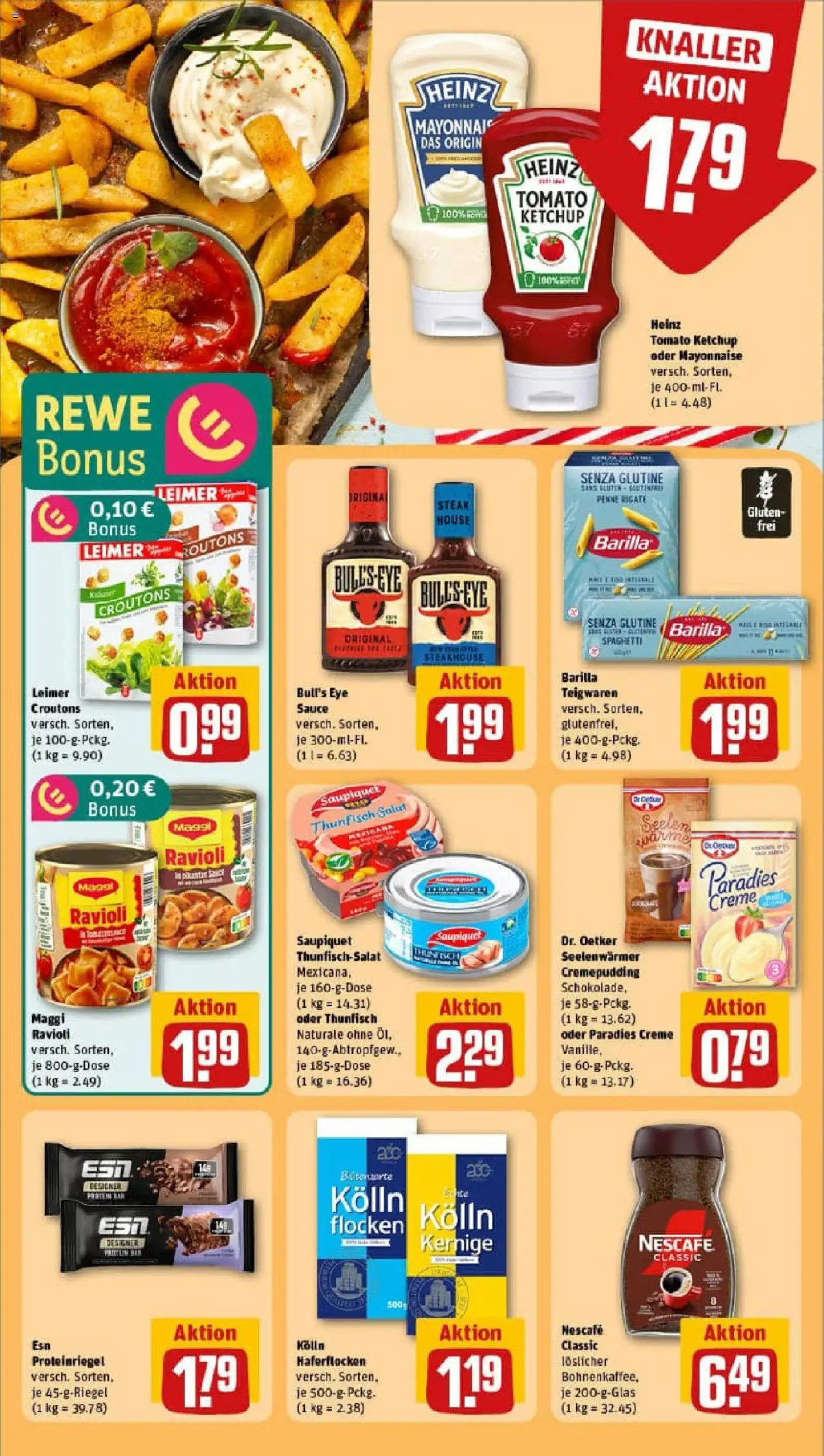 Rewe prospekt Höchstadt An Der Aisch	 - gültig ab dem 06.07.2025 | Seite: 20 | Produkte: Maggi, Barilla, Mayonnaise, Steak