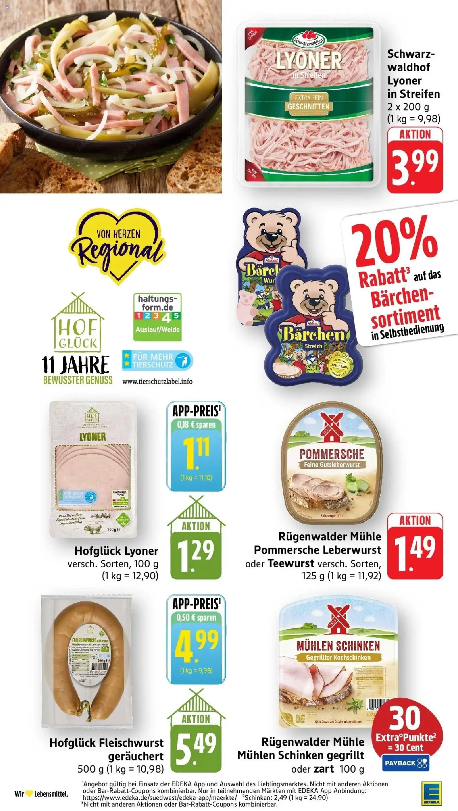 E center Prospekt Offenburg	 – gültig ab 05.04.2026 | Seite: 18 | Produkte: Mühle, Schinken