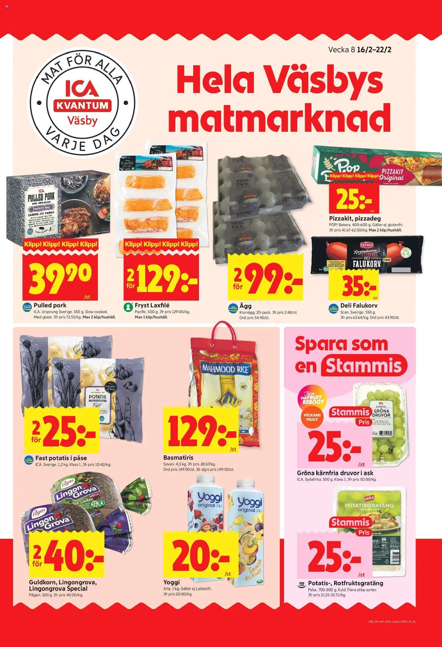 ICA Kvantum reklamblad aktuell från 16.02.2026 | Sida: 1