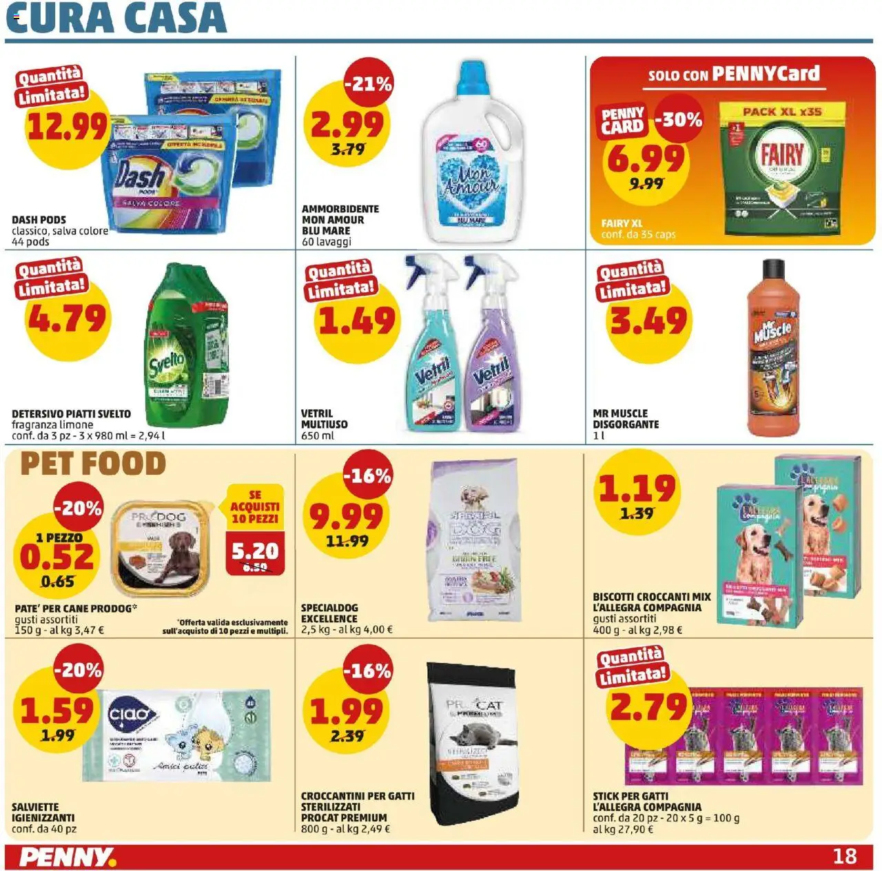 Volantino PENNY del 27.08.2025 | Pagina: 18 | Prodotti: Ammorbidente, Biscotti, Limone, Fragranza
