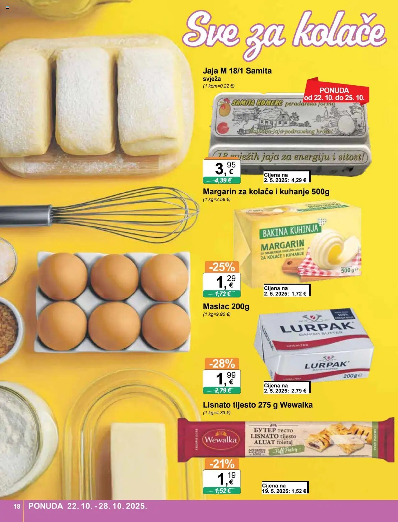 KTC katalog | vrijedi od 22.10.2025 | Stranica: 18 | Proizvodi: Maslac, Jaja, Jar, Kuhinja