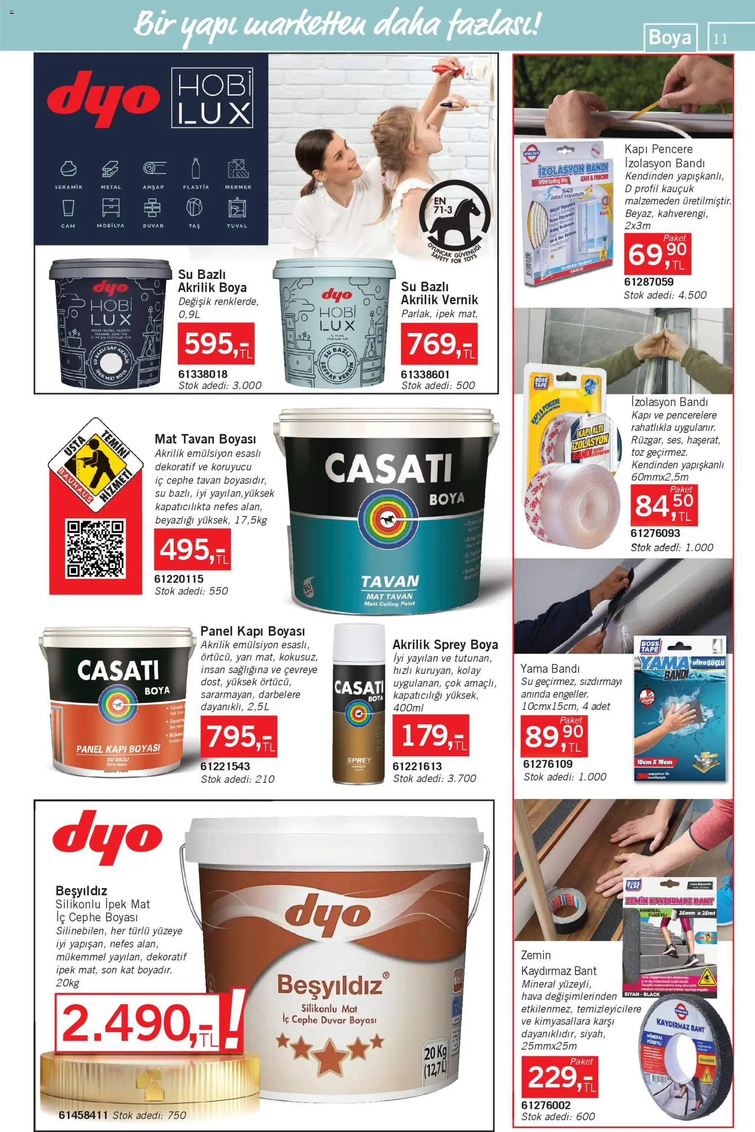 Bauhaus aktüel ürünler kataloğu yayımlandı! Bu hafta 01 - 28 Kasım 2025 günü Bauhaus indirimli ürünleri