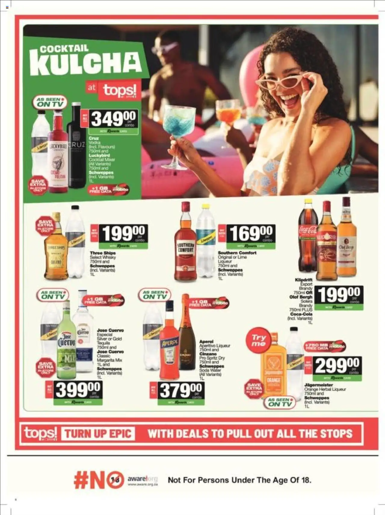 New KWIKSPAR catalogue – valid from 21.10.2025 | Page: 10 | Products: TV, Brandy, Water, Lime