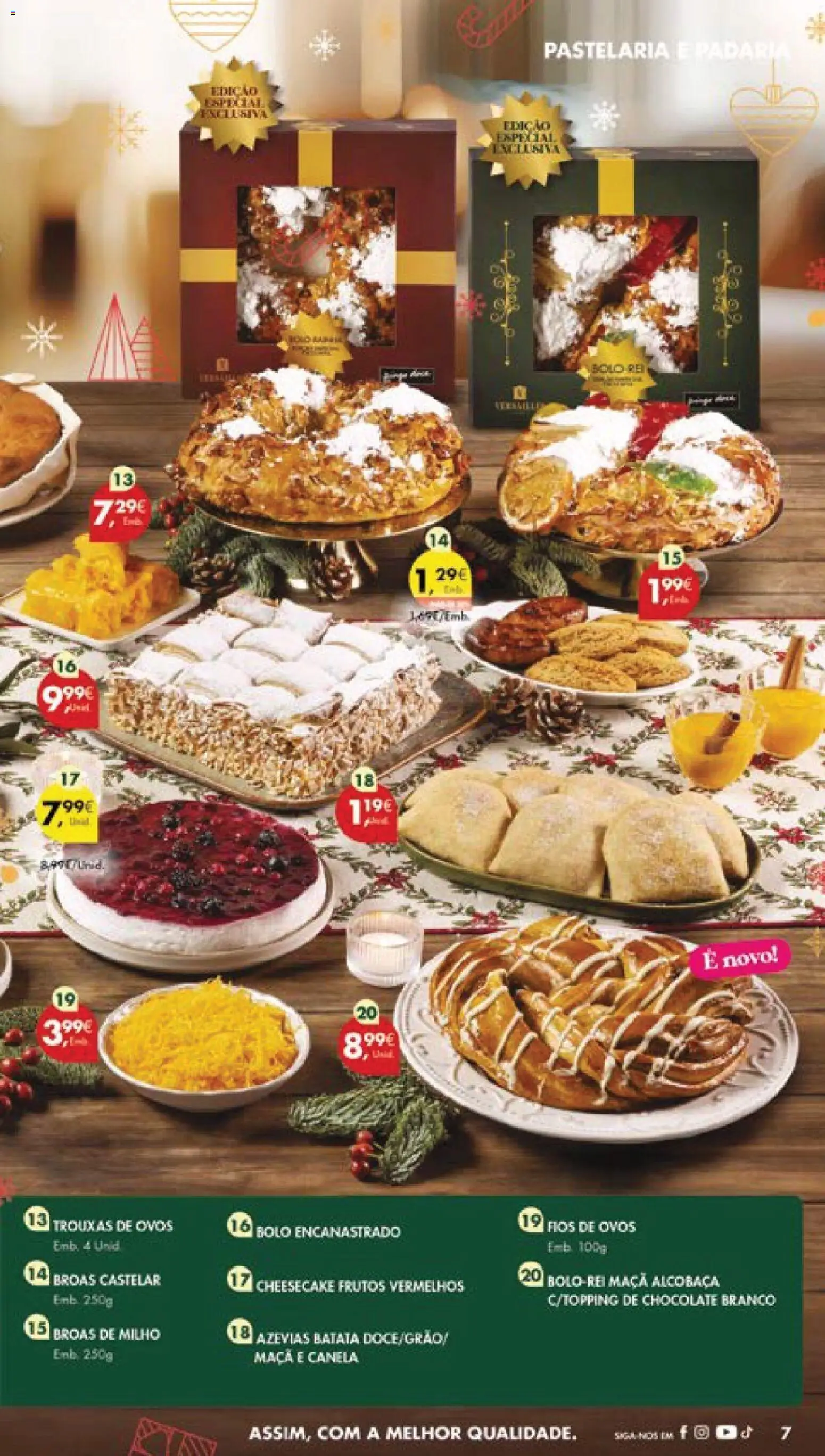 Pingo Doce folheto │ válido de 16.12.2025 | Página: 7 | Produtos: Batata, Padaria, Bolo, Maça