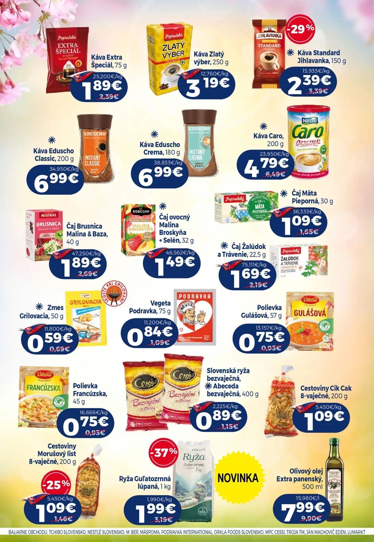 Milk Agro leták │ platný od 18.06.2025 | Strana: 8 | Produkty: Káva, Ryža, Čaj, Olivový olej