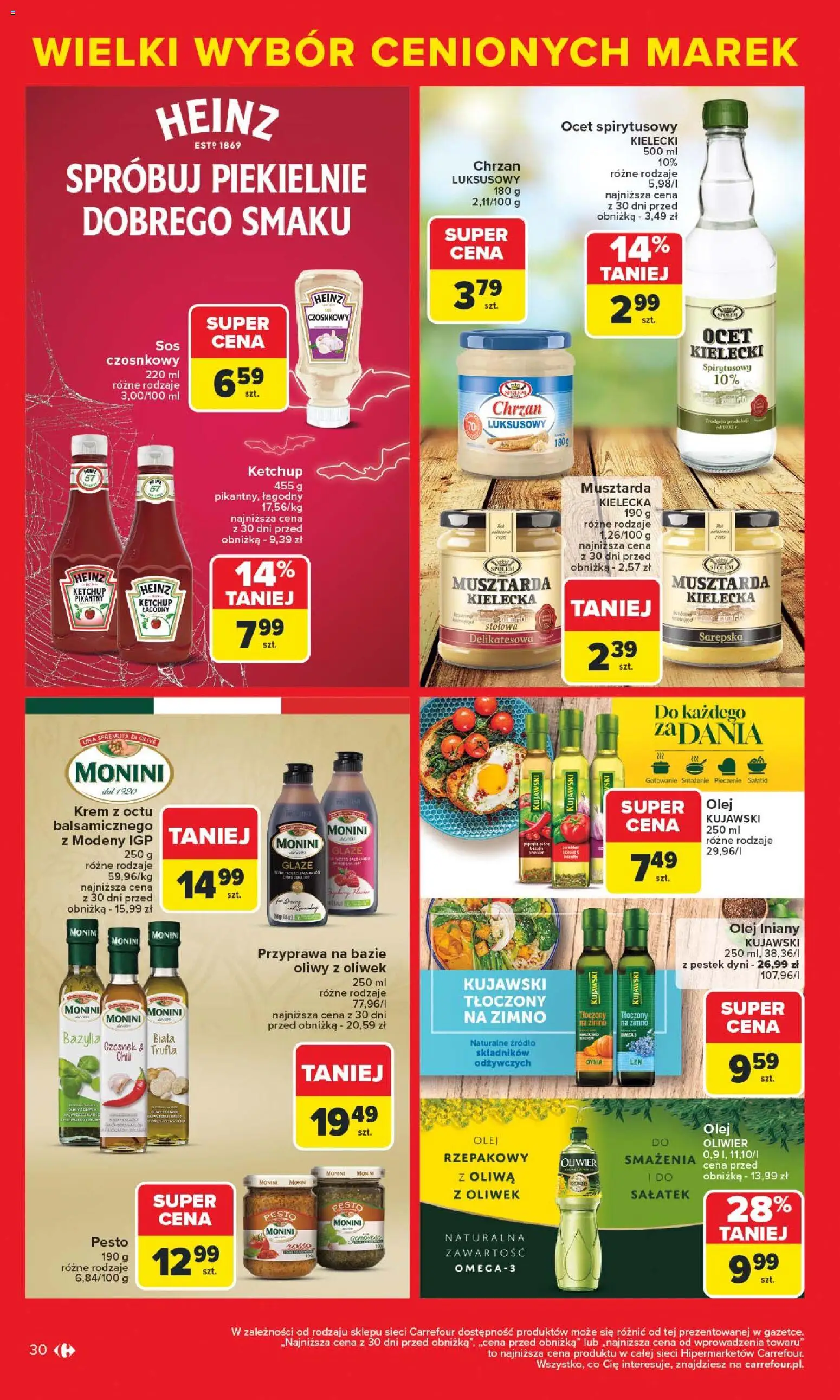 Carrefour Gazetka - Markowe atrakcje cenowe od 27.10.2025 | Strona: 32 | Produkty: Chili, Dynia, Musztarda, Krem