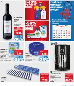 Kaufland katalog | vrijedi od 23.07.2025 | Stranica: 31 | Proizvodi: Ležaljka, Vino, Crno vino, Krema