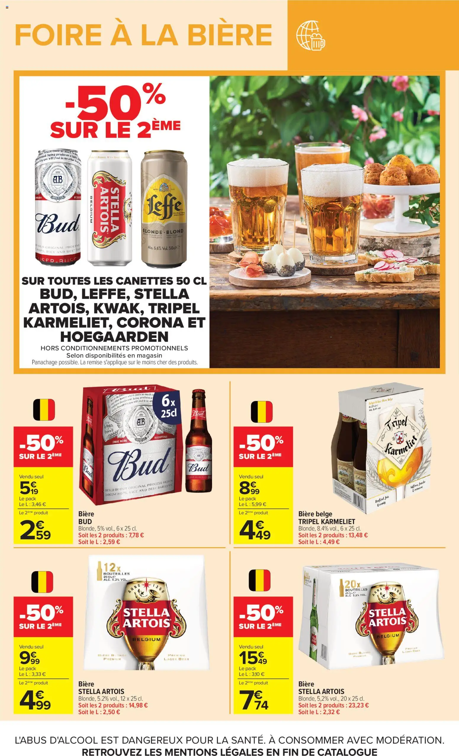 {H1} | Page: 14 | Produits: Bière, Thé