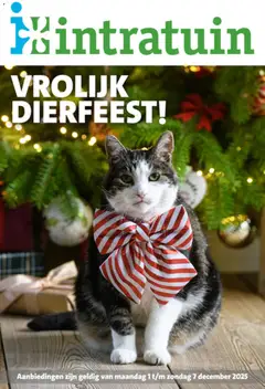 Intratuin - Dier folder - Voorbeeld van een folder van Intratuin, geldig van 01.12.2025