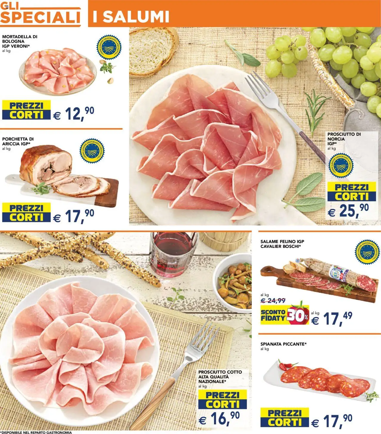 Volantino Esselunga S del 28.08.2025 | Pagina: 15 | Prodotti: Porchetta, Salame, Prosciutto, Mortadella