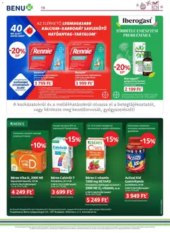 BENU Gyógyszertárak Akciós újság - amely érvényes a következő dátumtól: 01.12.2025 | Oldal: 18