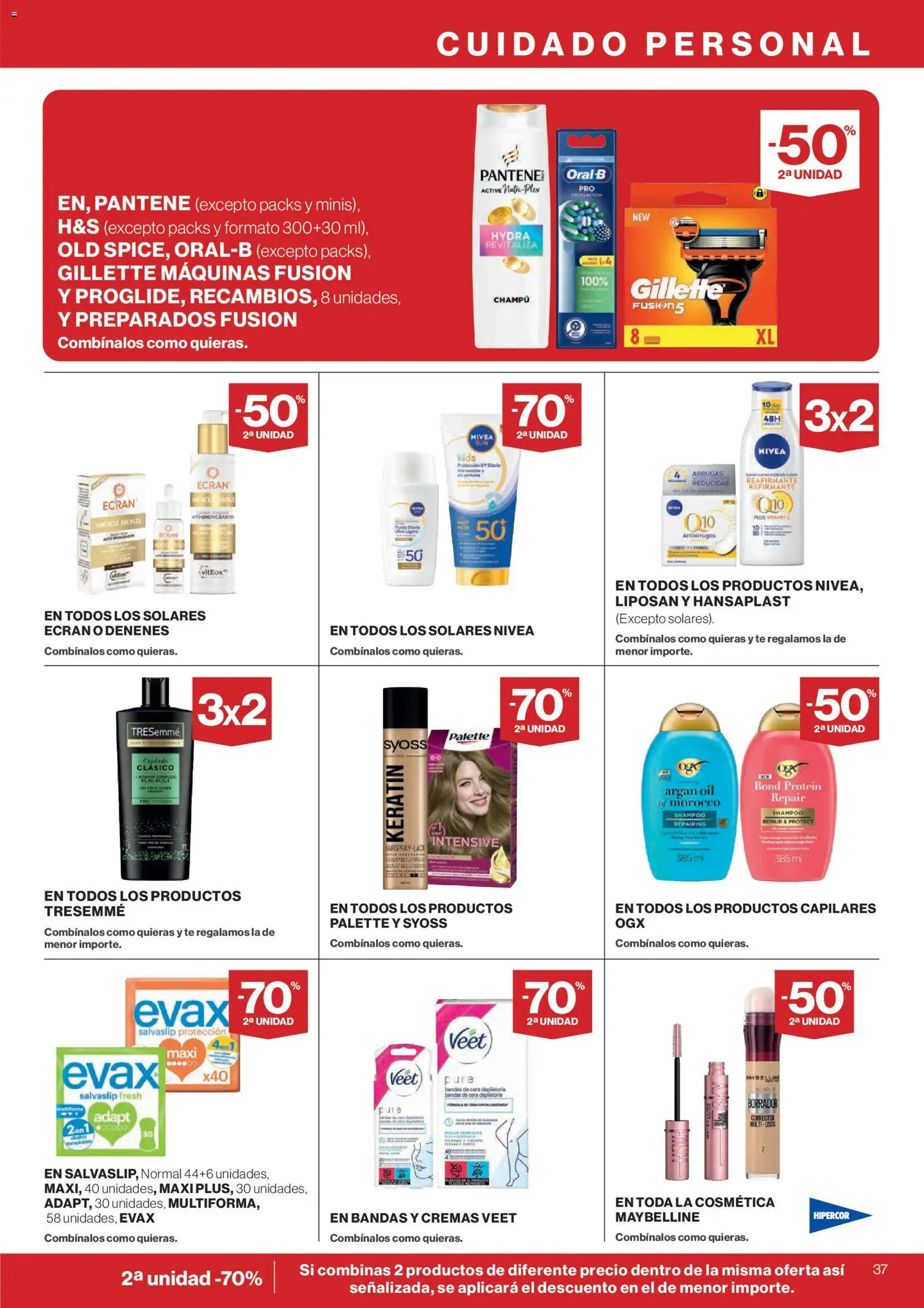 Hipercor catálogo │ válido desde el 25.03.2026 | Página: 37 | Productos: Corrector, Champú, Té