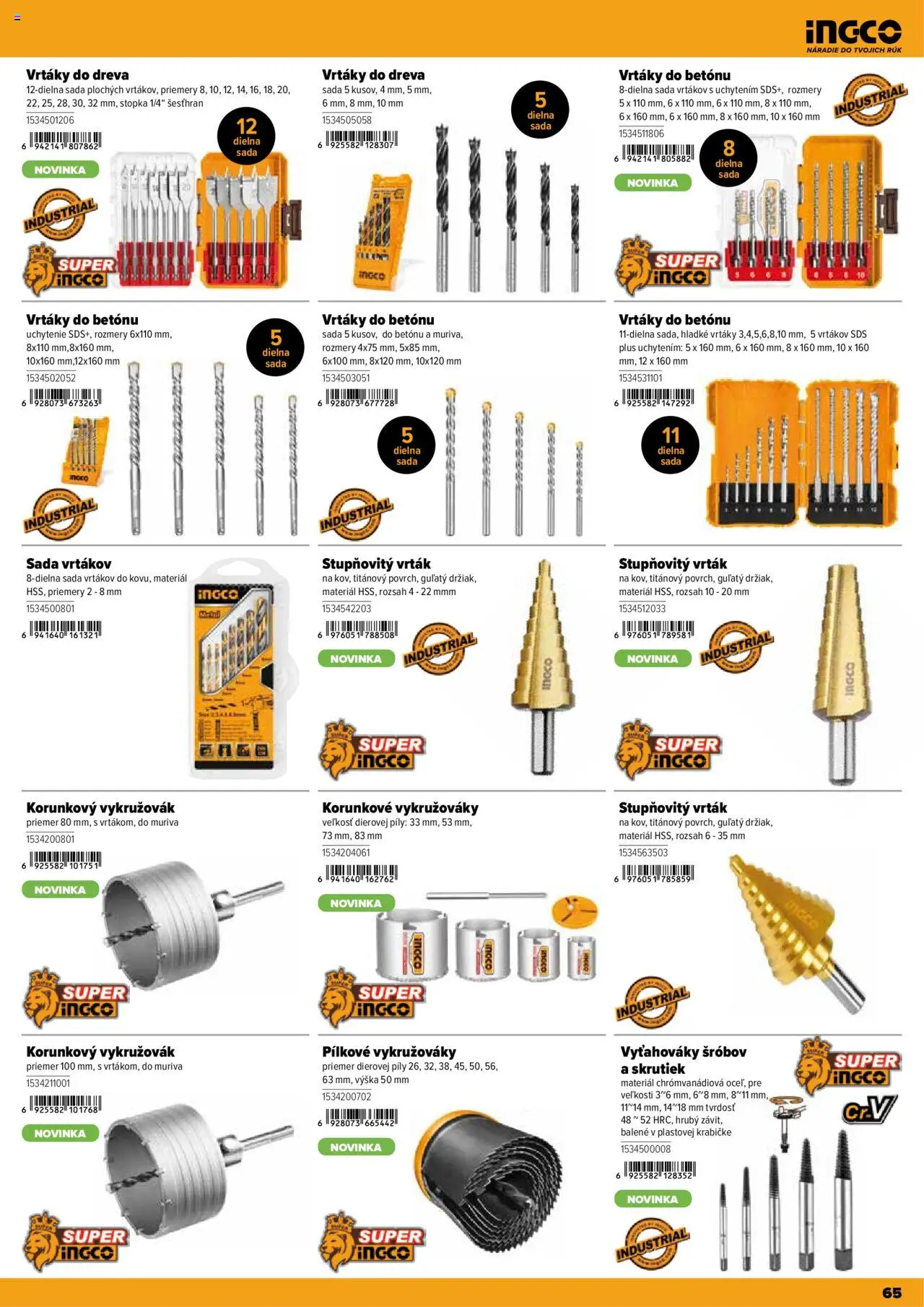 Nové Kinekus akcie – leták je platný od 28.04.2025 | Strana: 65 | Produkty: Náradie