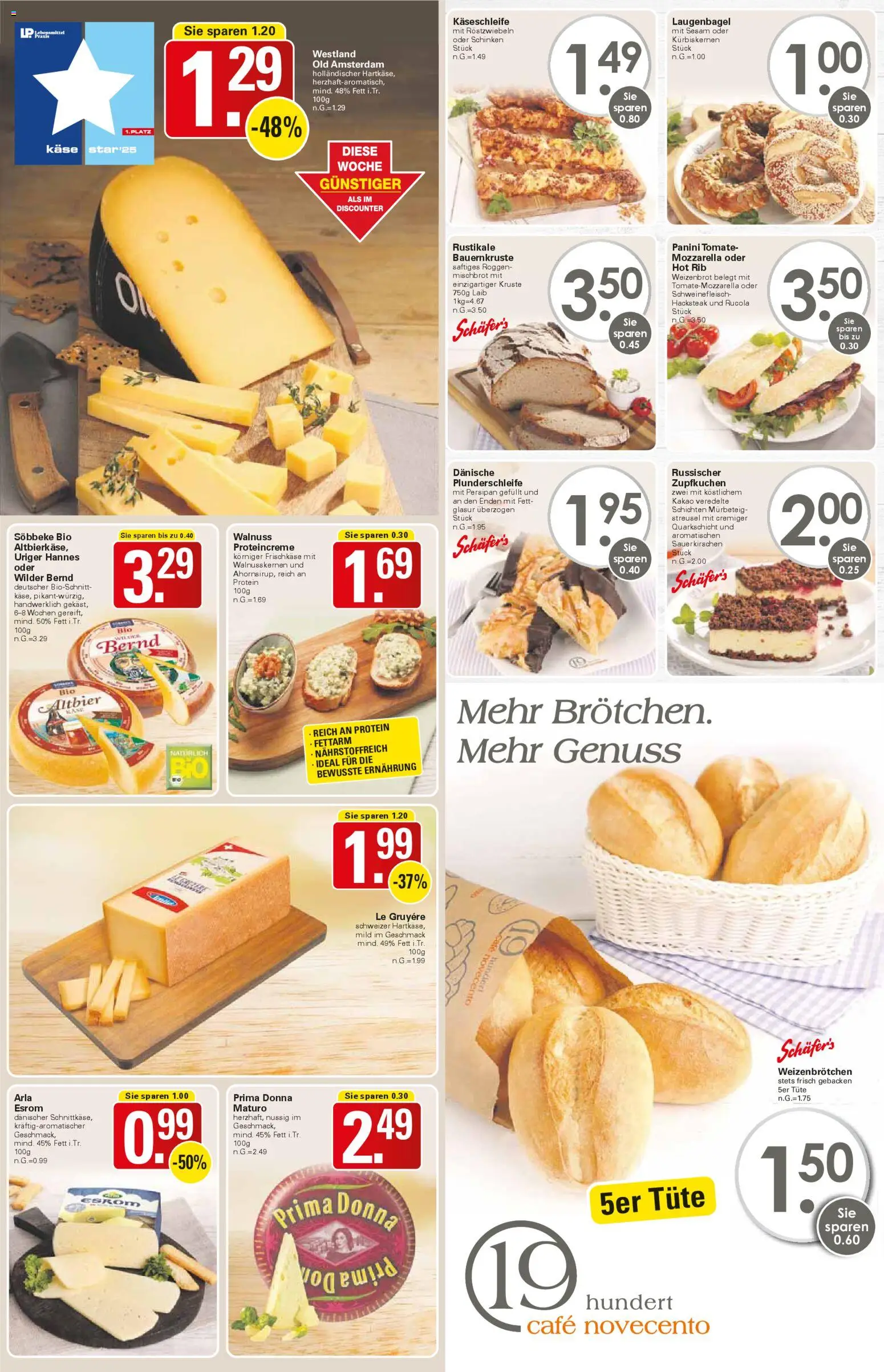 WEZ Prospekt – gültig ab 24.11.2025 | Seite: 5 | Produkte: Rucola, Schinken, Schweinefleisch, Frischkase