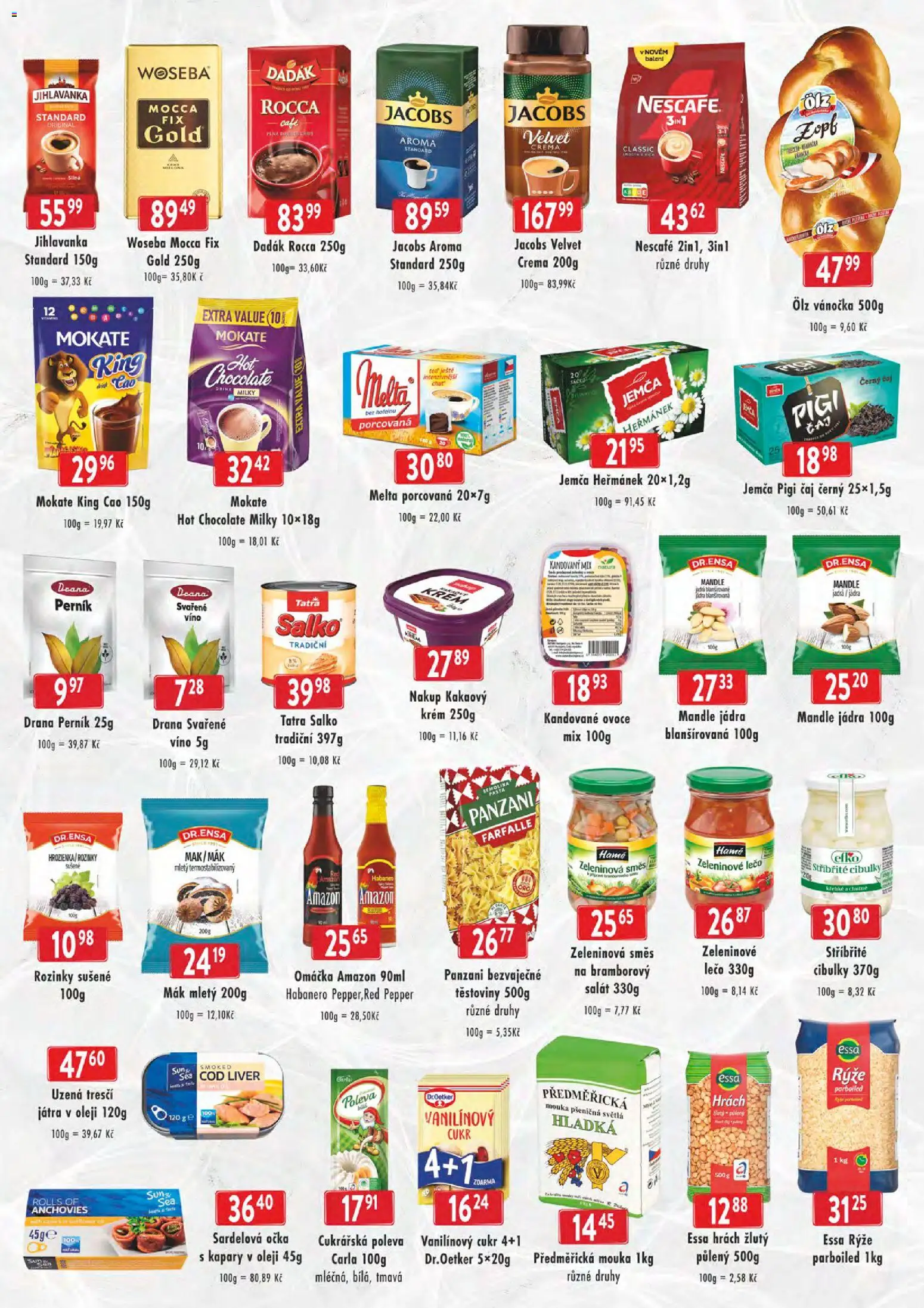 Astur & Qanto leták - cash&carry Jeseník, Krnov od 12.11.2025 | Strana: 4 | Produkty: Mák mletý, Salát, Předměřická mouka, Mandle