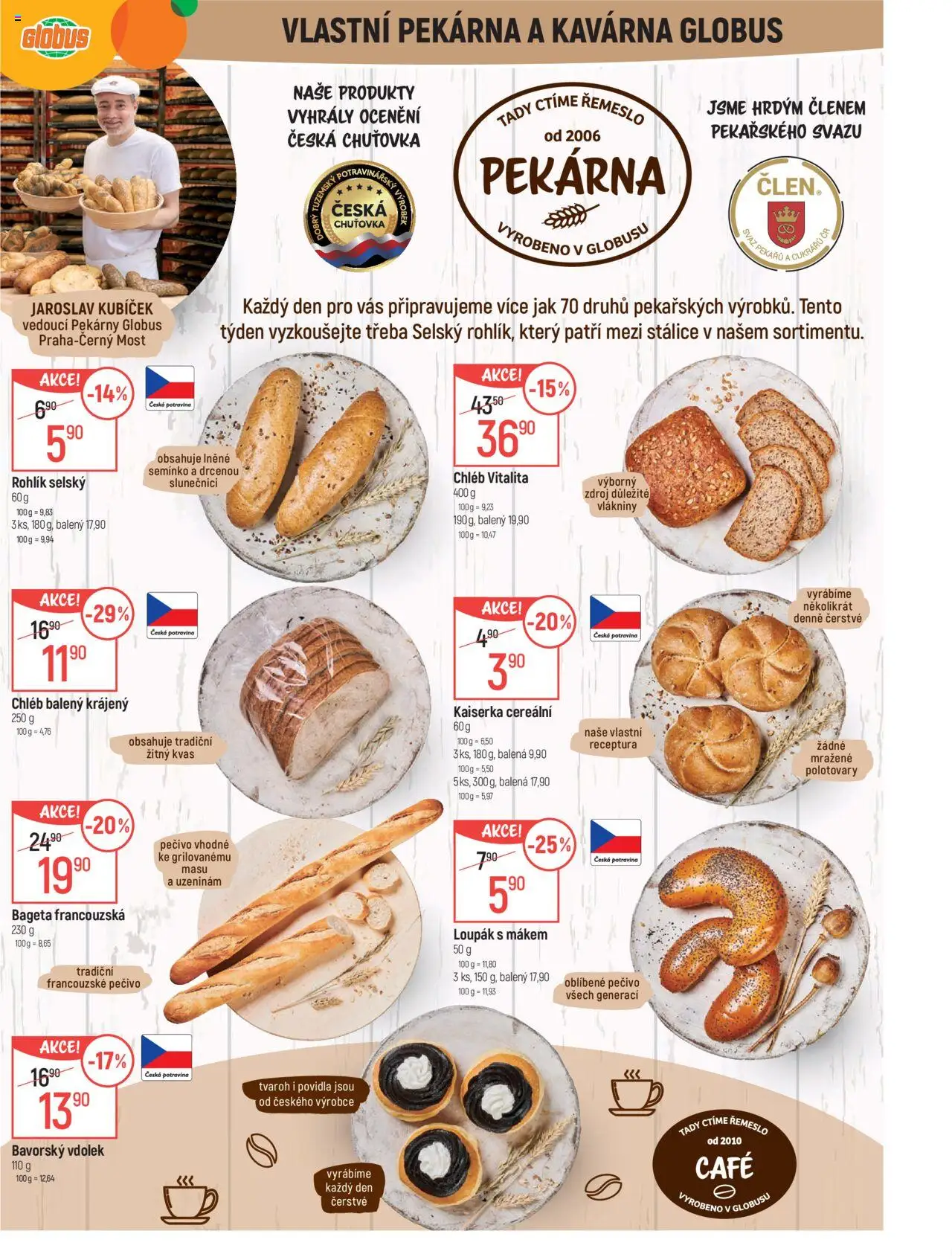 Globus leták - Praha Černý Most od 03.09.2025 | Strana: 7 | Produkty: Globus, Chléb, Mošt, Rohlík