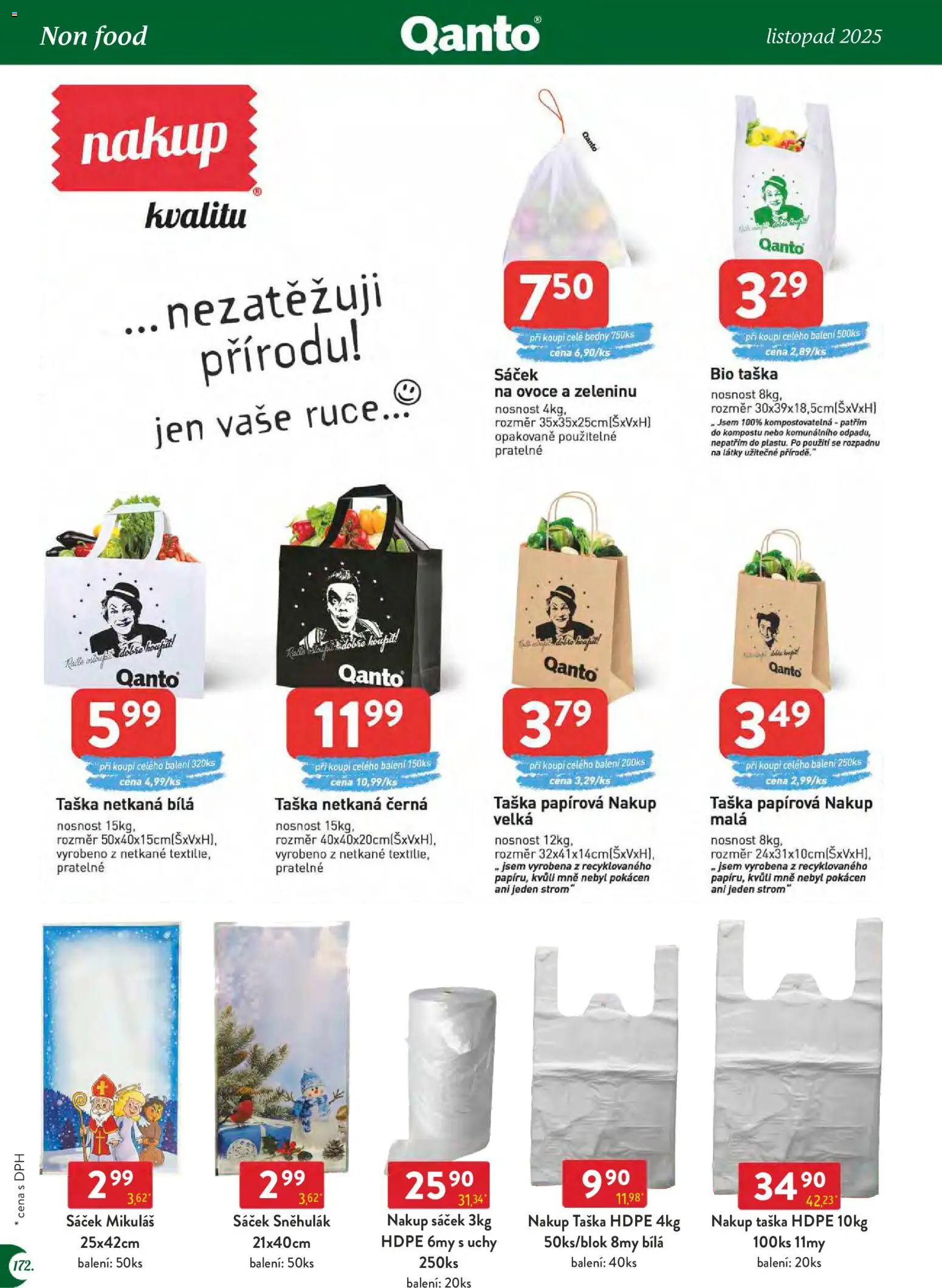 Astur & Qanto - Leták - Velkoobchod 11/2025 od 01.11.2025 | Strana: 172 | Produkty: Ovoce, Taška, Sáček