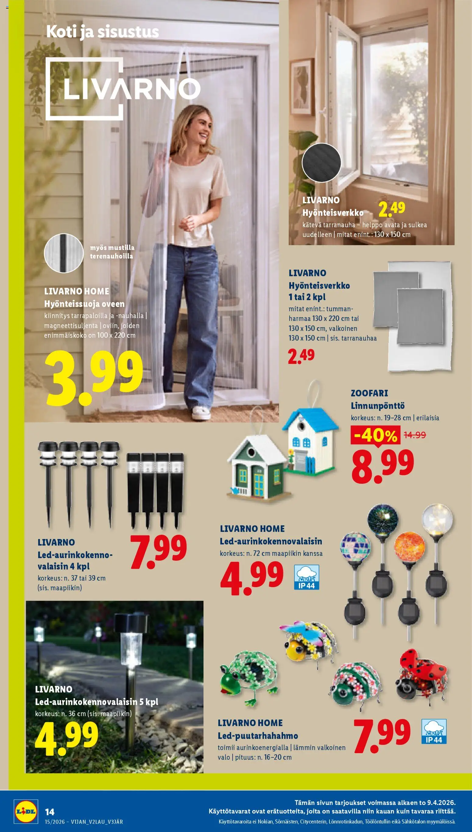 Lidl tarjoukset – voimassa 09.04.2026 alkaen | Sivu: 20