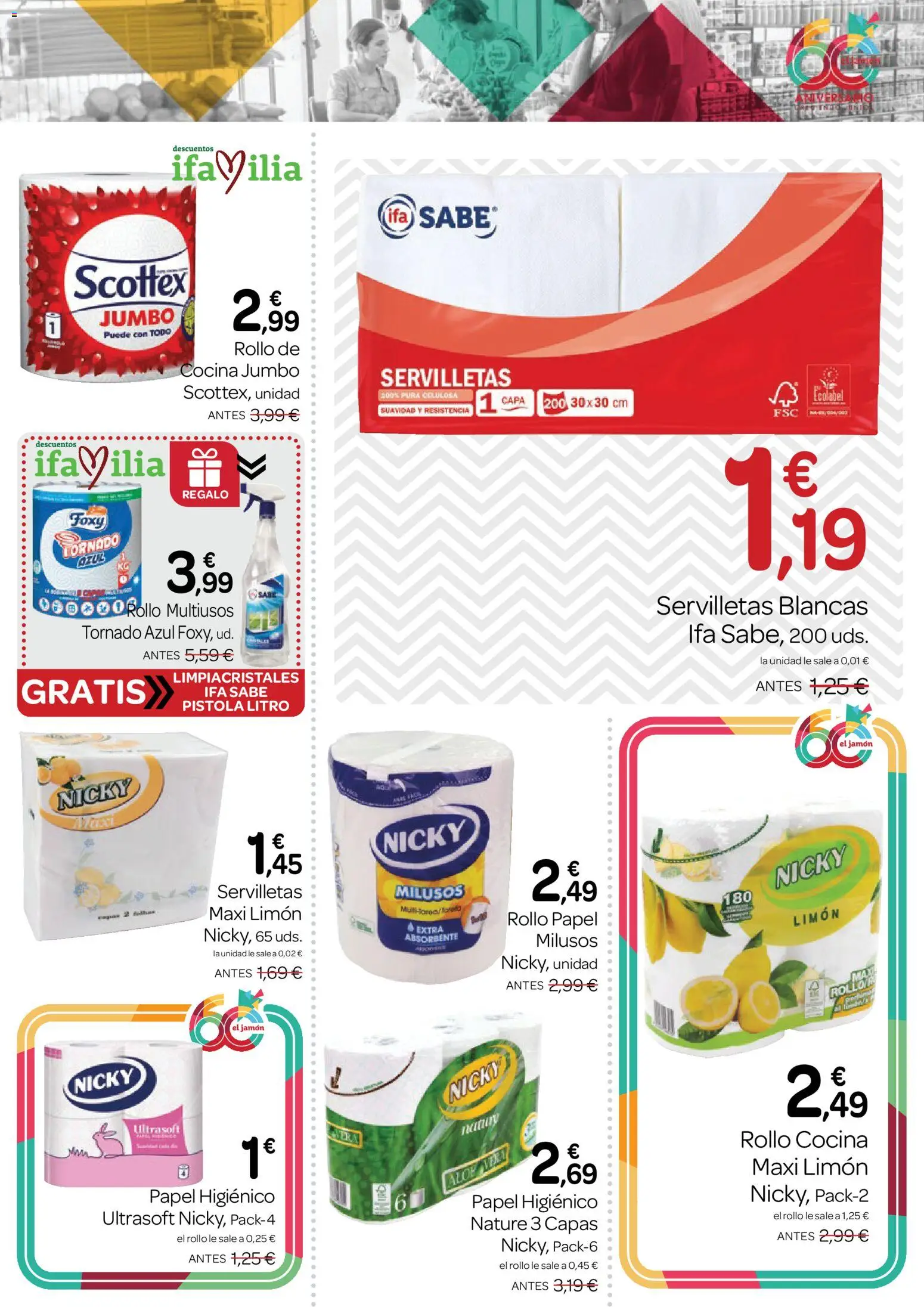 Supermercados El Jamón folleto │ válido desde el 26.03.2026 | Página: 29 | Productos: Limpiacristales, Jamón, Papel higienico, Cocina