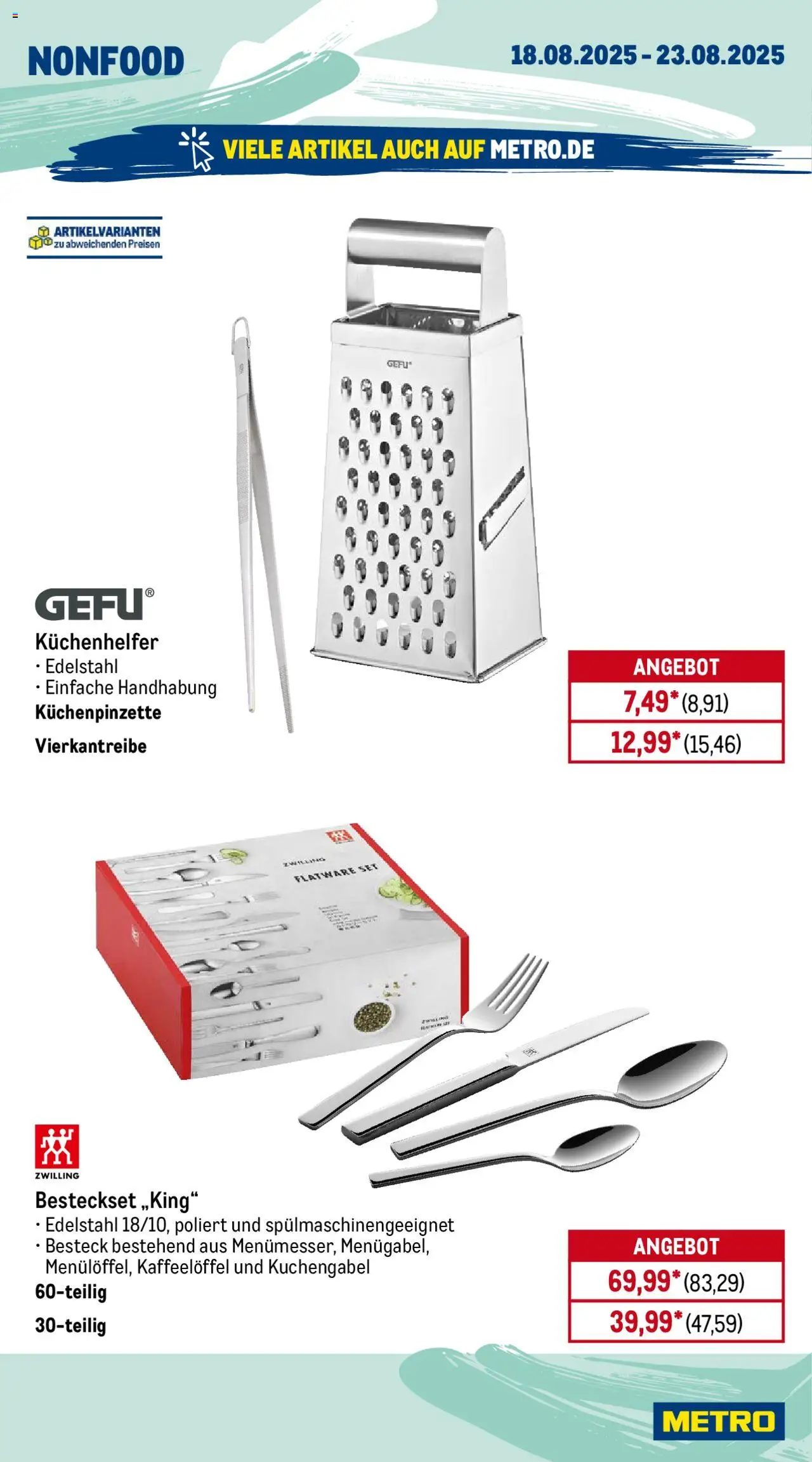 Metro Prospekt 	 - gültig ab dem 18.08.2025 | Seite: 22