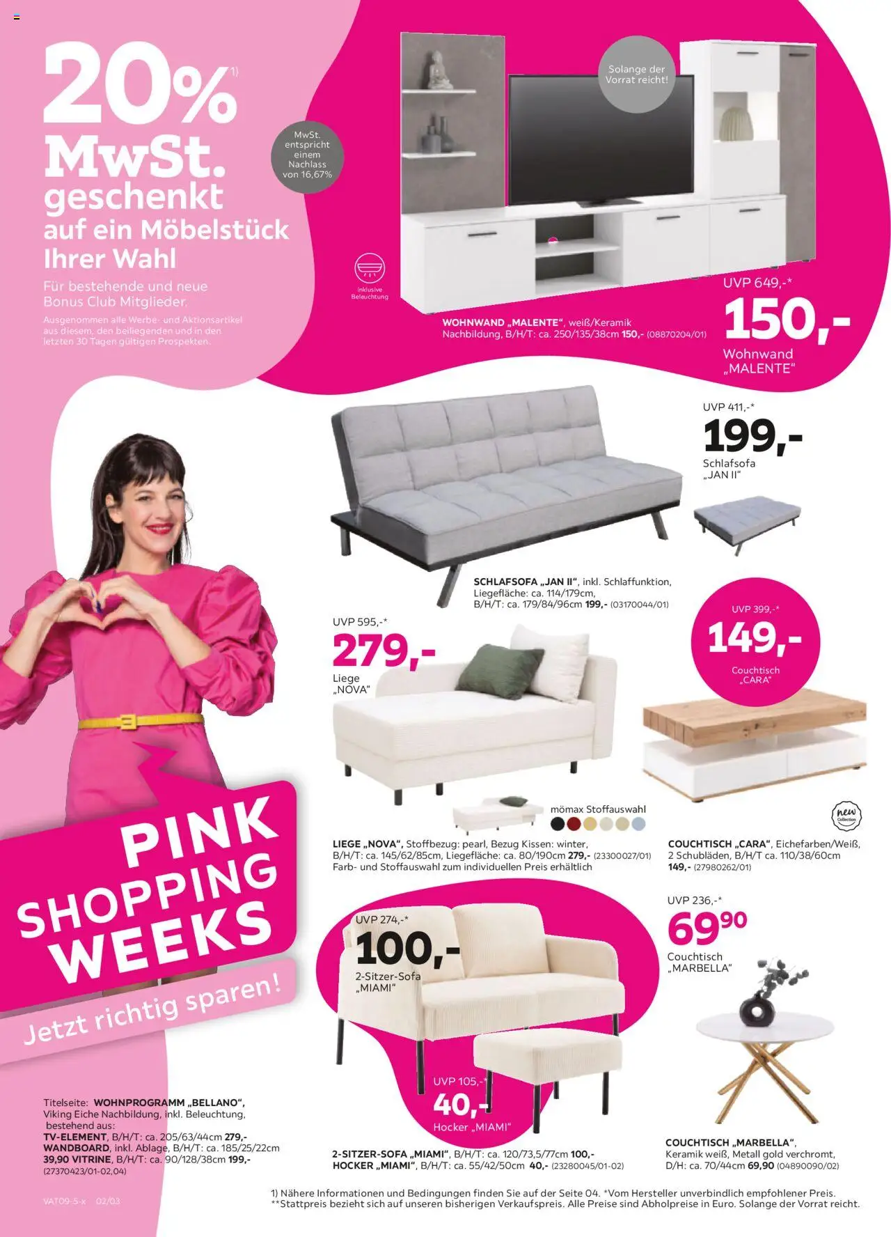 Mömax Prospekt aktuell gültig ab 09.09.2025 | Seite: 2 | Produkte: Kissen, Couchtisch