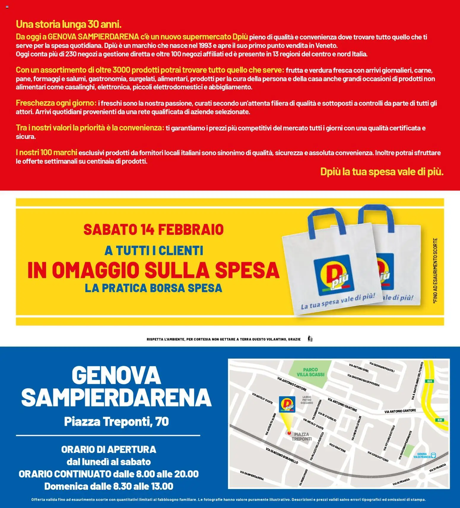 Volantino D Più del 12.02.2026 | Pagina: 12 | Prodotti: Frutta, Borsa, Terra