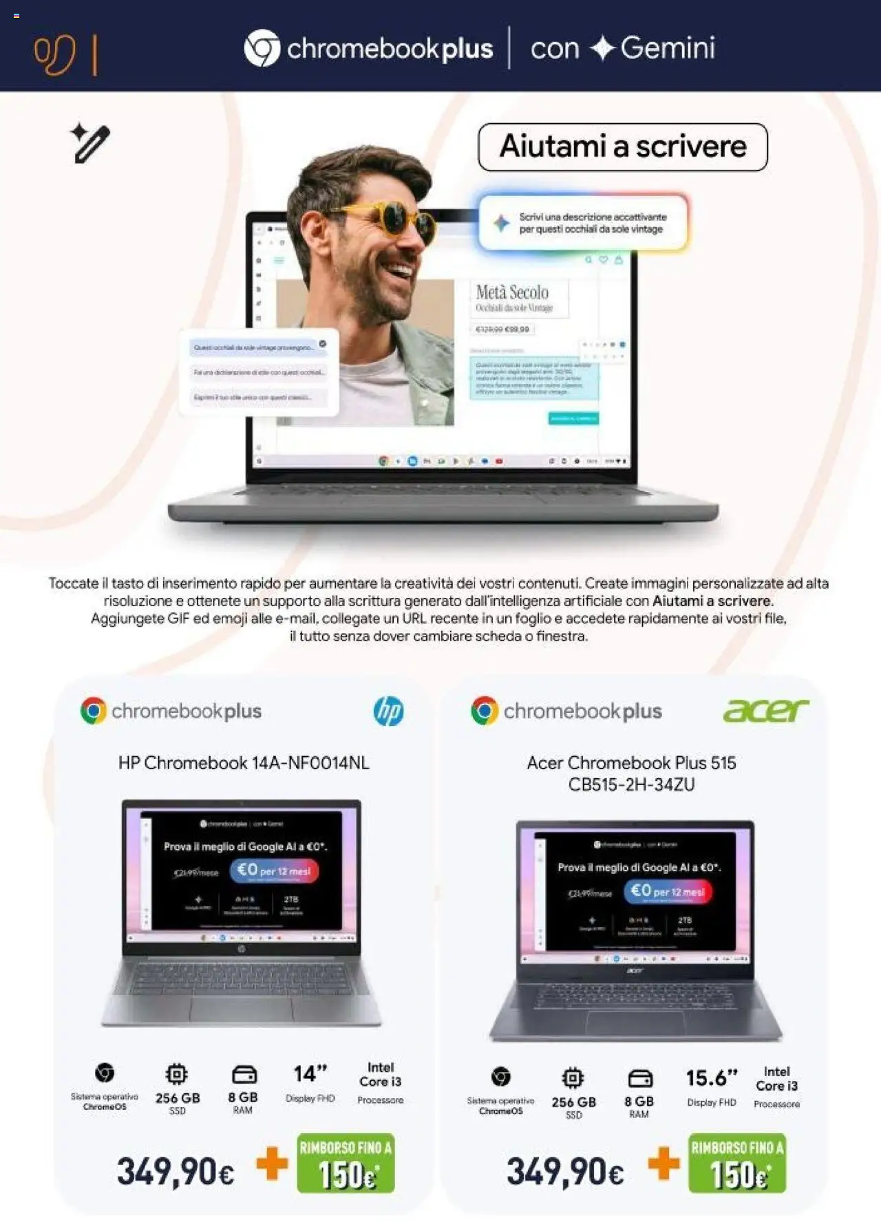 Volantino Unieuro del 22.08.2025 | Pagina: 2 | Prodotti: Occhiali