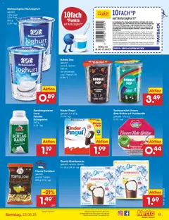 Netto Marken-Discount Prospekt 	 - gültig ab dem 18.08.2025 | Seite: 11 | Produkte: Joghurt, Mozzarella