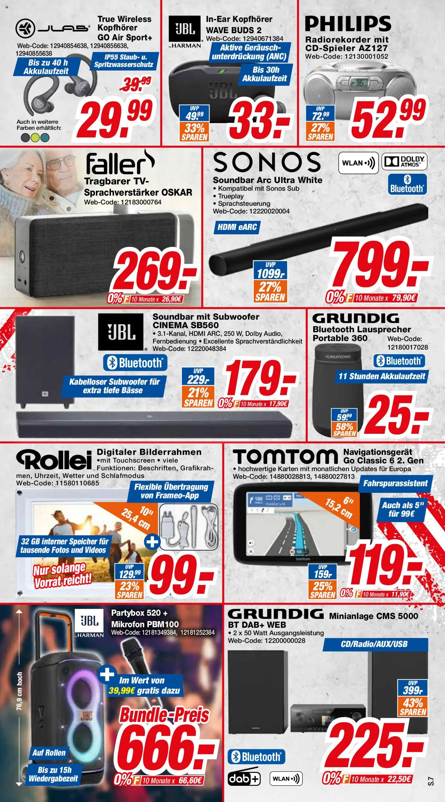 Expert Giessen – gültig ab 23.03.2026 | Seite: 7 | Produkte: Mikrofon, Philips, TV, Kopfhörer