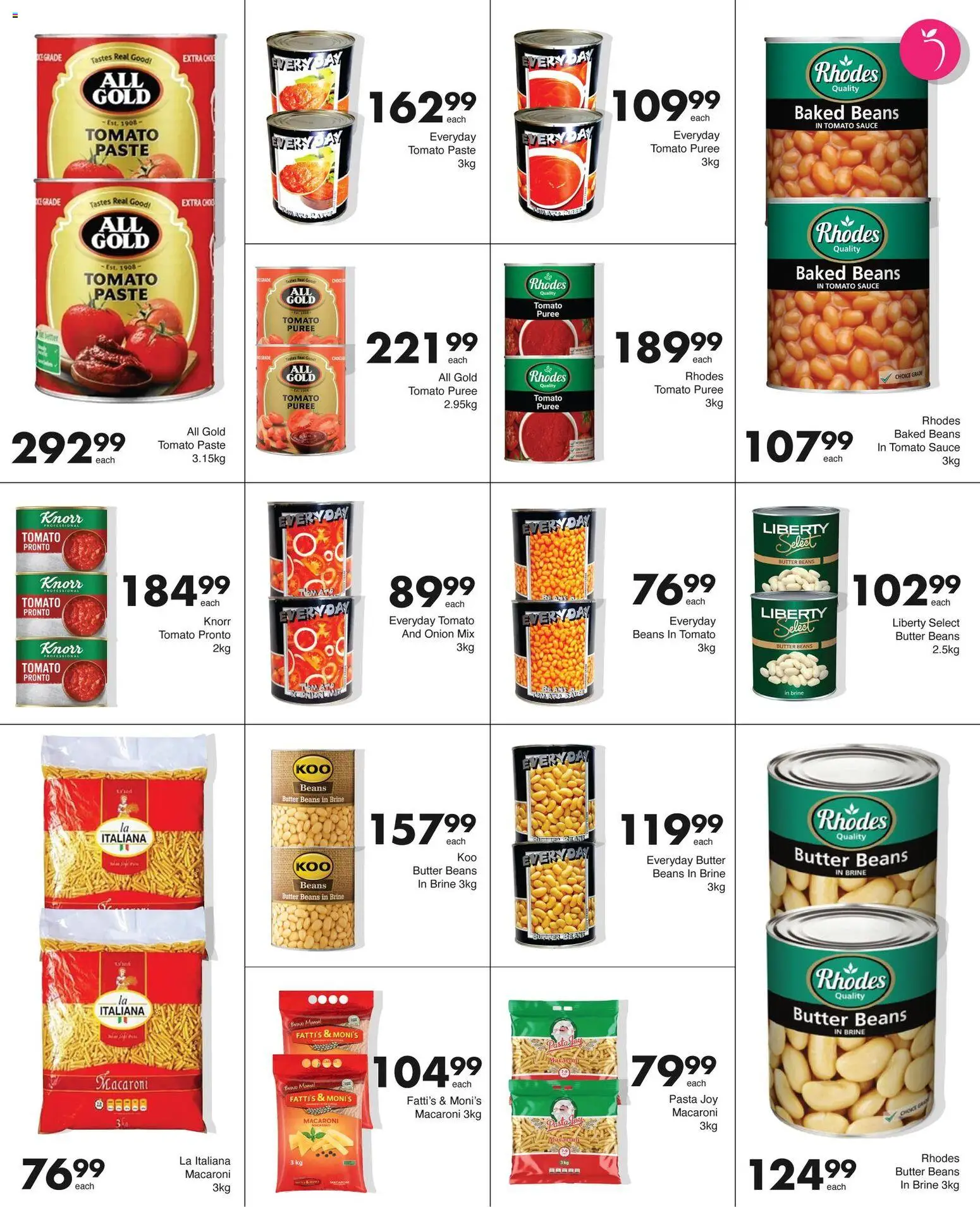 New Save catalogue – valid from 09.02.2026 | Page: 12 | Products: Beans, Baked beans, Butter, Pasta