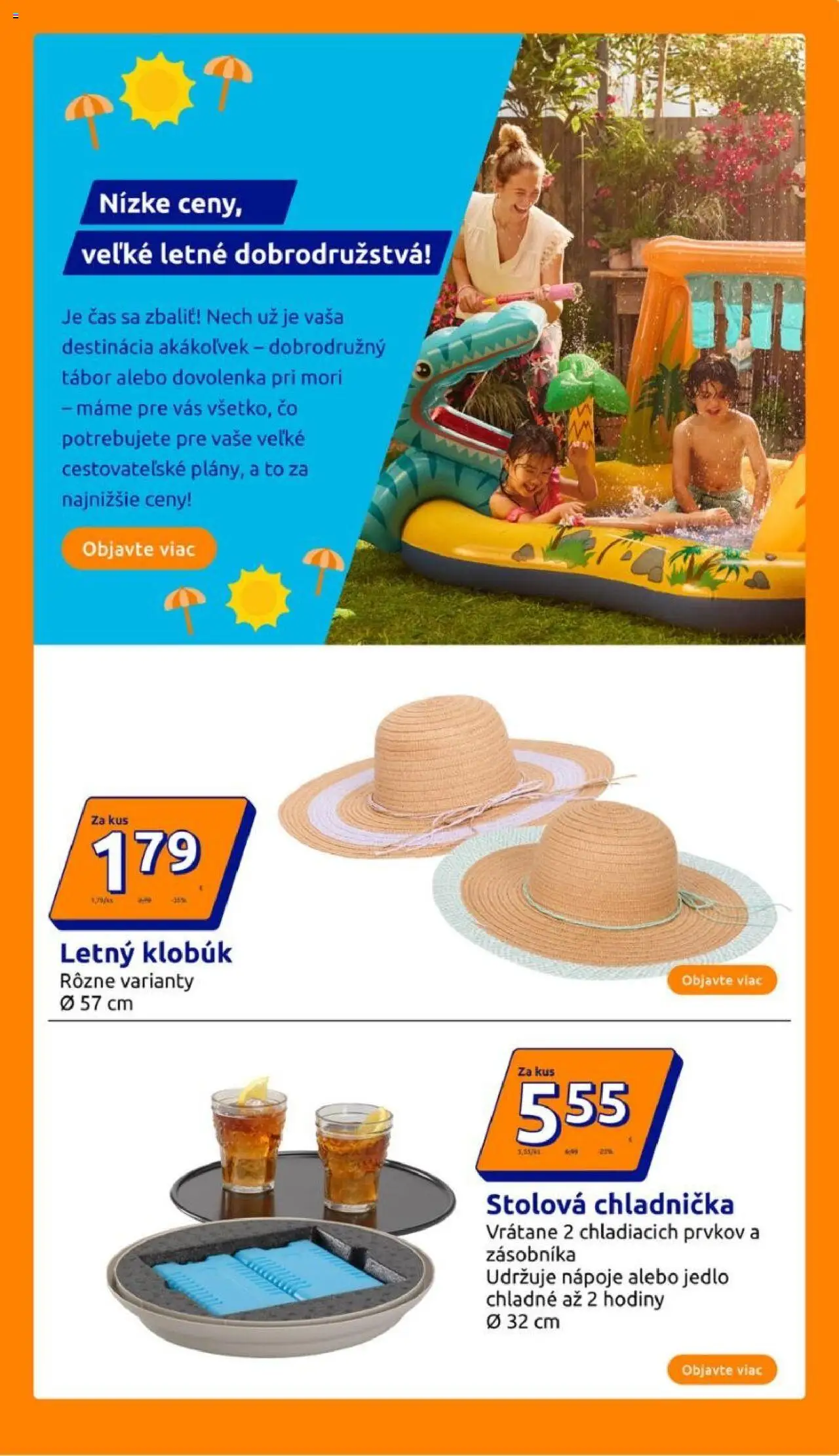 Action leták │ platný od 23.07.2025 | Strana: 17 | Produkty: Hodiny, Chladnička, Klobúk