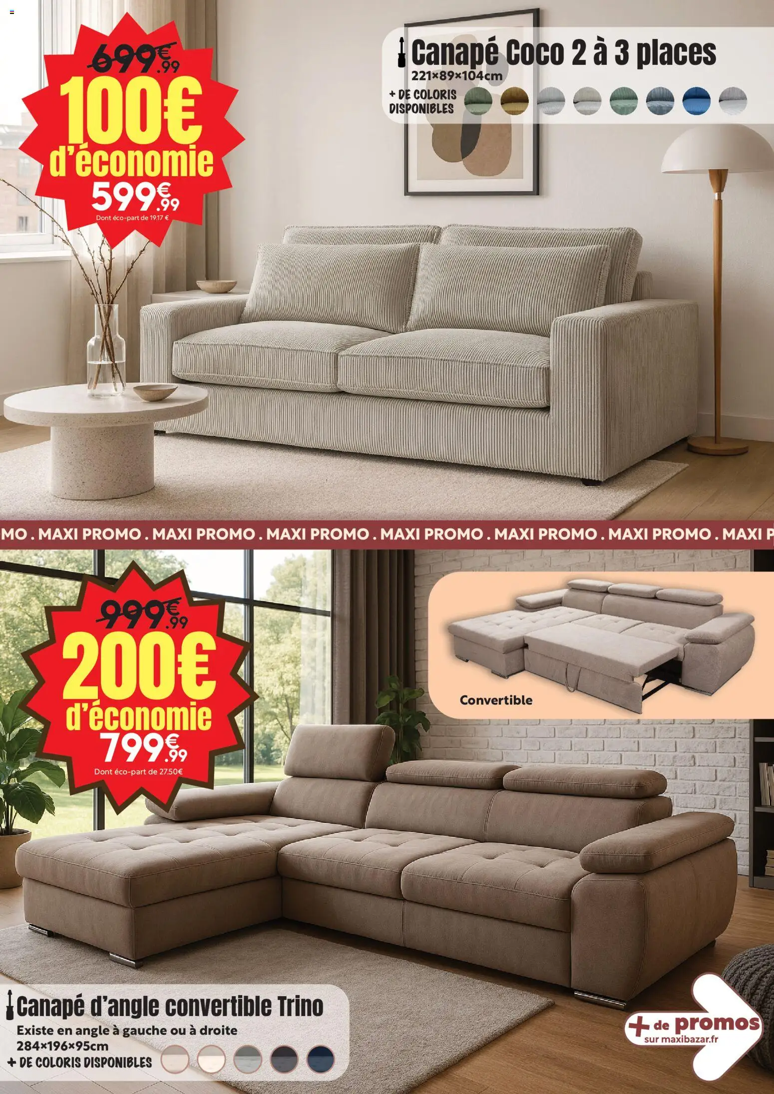 {H1} | Page: 2 | Produits: Canapé