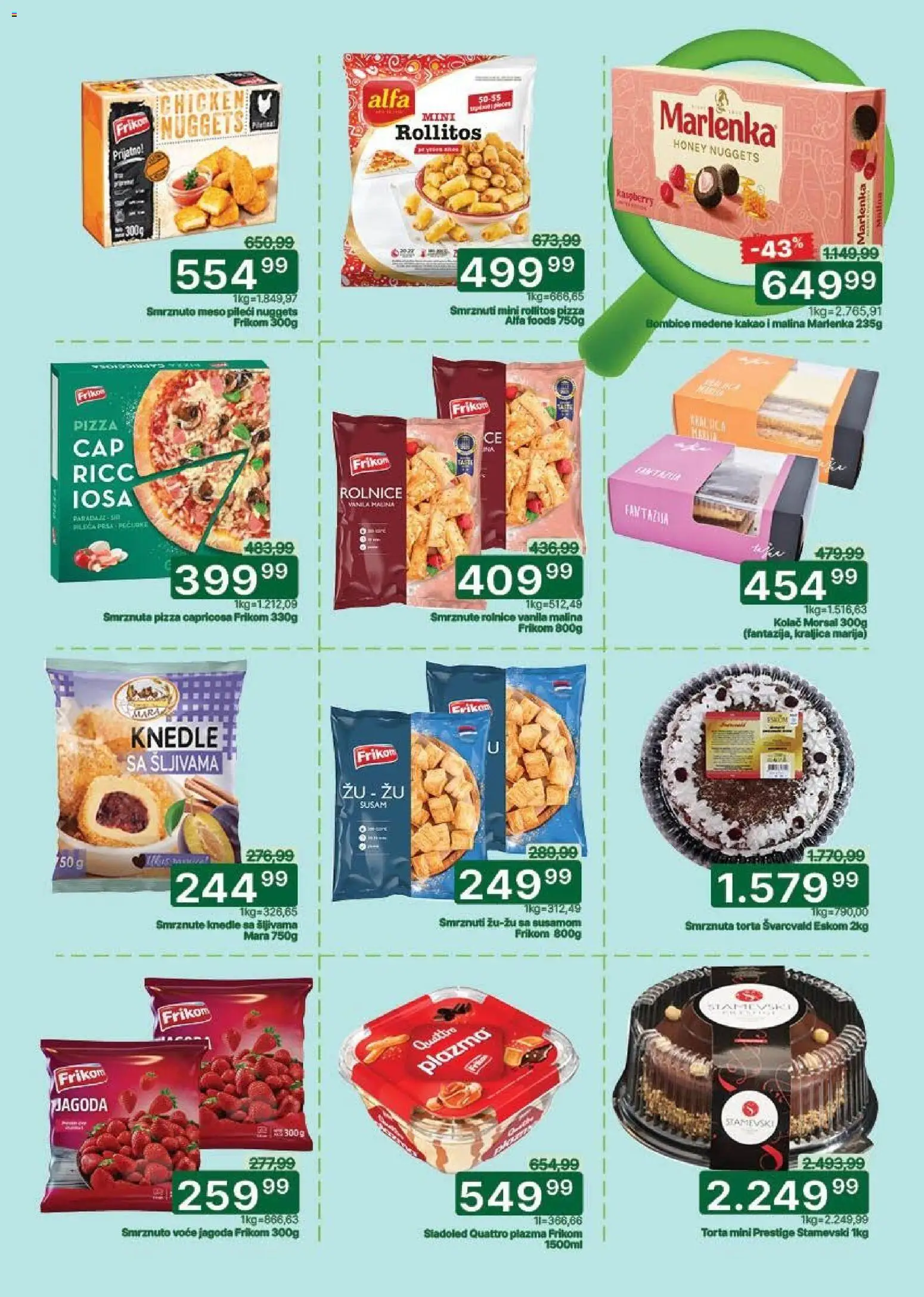 Univerexport katalog - važi od 02.02.2026 | Strana: 11 | Proizvode: Sladoled, Plazma, Knedle, Torta