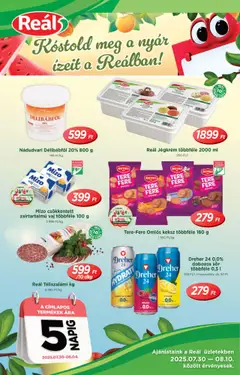 Reál Akciós újság - amely érvényes a következő dátumtól: 30.07.2025