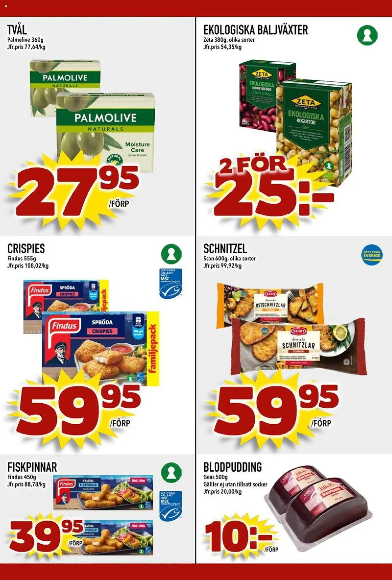 Din Mat reklamblad aktuell från 29.12.2026 | Sida: 8 | Produkter: Kikärtor, Tvål