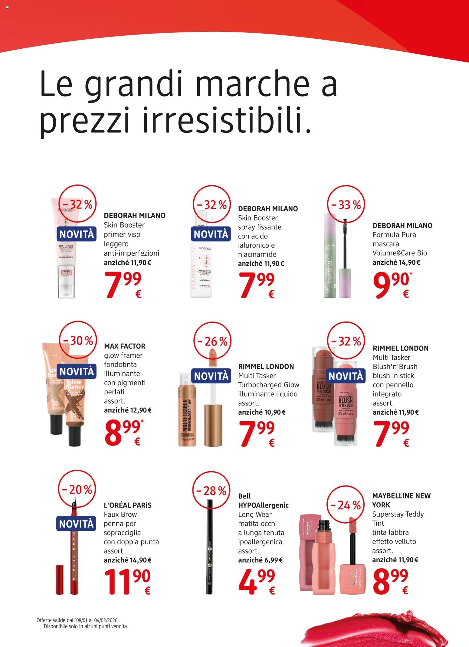 Volantino dm drogerie markt del 08.01.2026 | Pagina: 6 | Prodotti: Illuminante, Mascara, Pennello, Blush