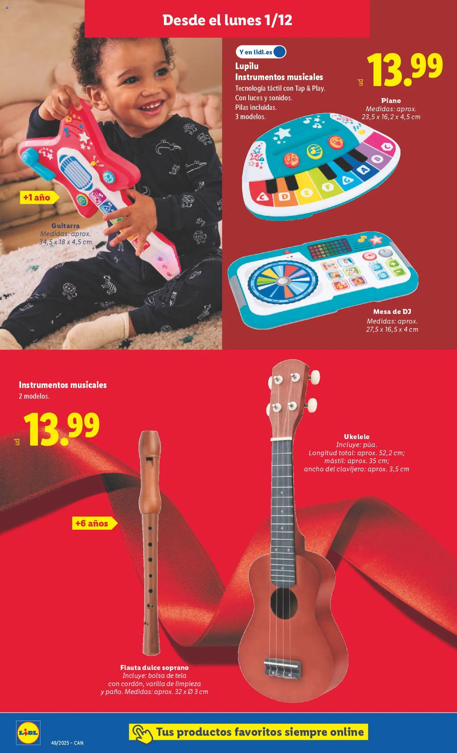 Lidl - Canarias │ válido desde el 01.12.2025 | Página: 6 | Productos: Bolsa, Mesa