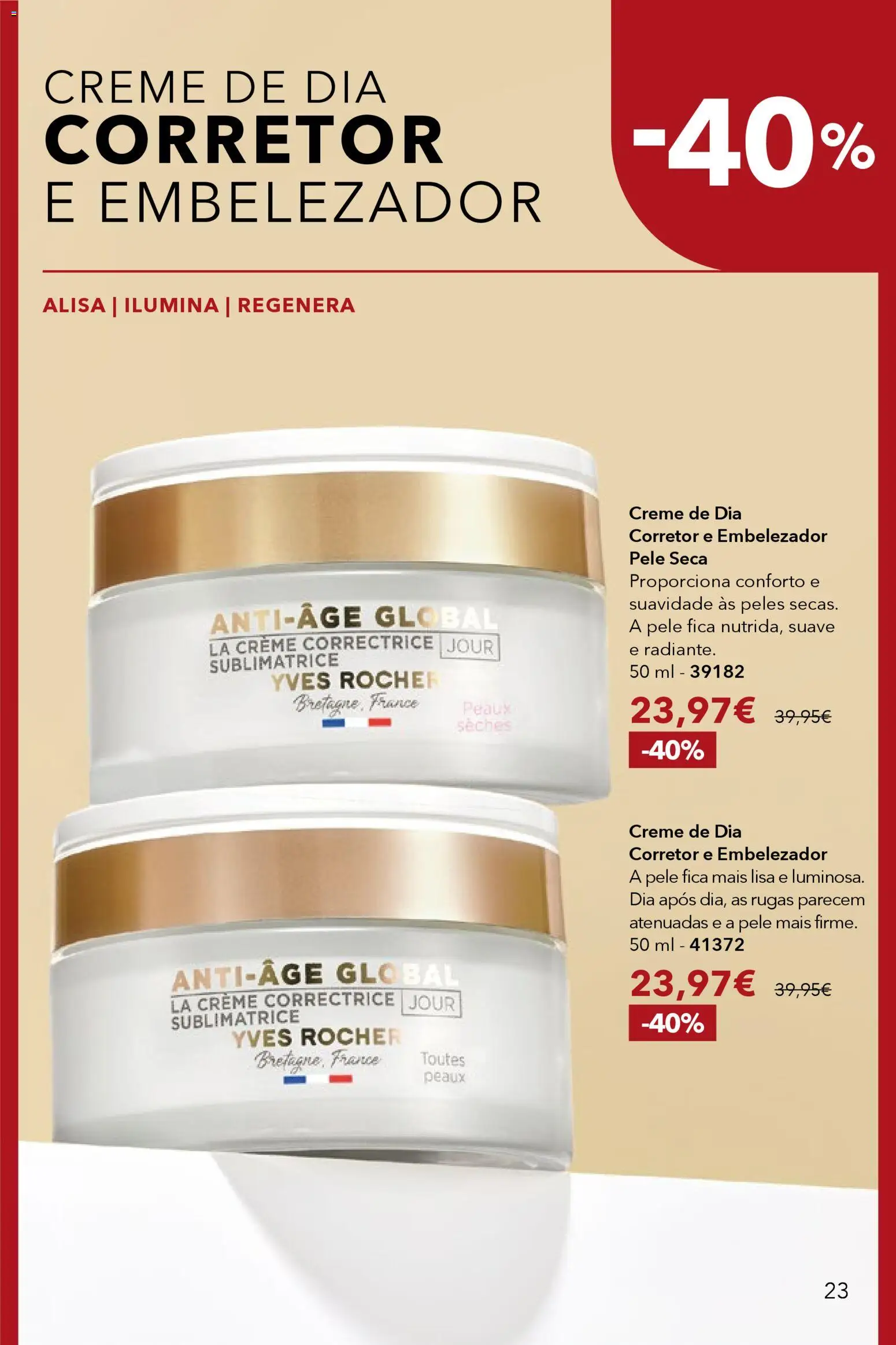 Yves Rocher catálogo 1 │ válido de 31.12.2025 | Página: 23 | Produtos: Corretor, Creme