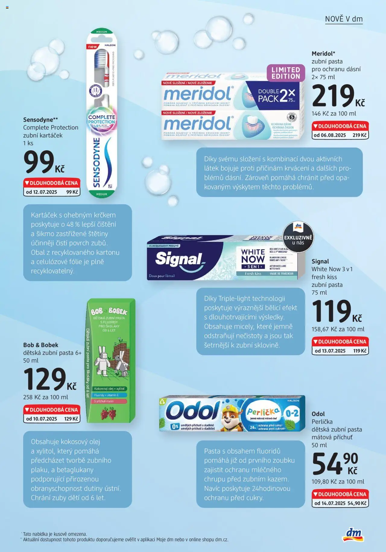 dm drogerie leták od 07.08.2025 | Strana: 11 | Produkty: Zubní kartáček, Xylitol, Meridol, Kokosový olej
