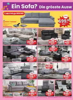 Conforama Aktionen – gültig ab 10.09.2025 | Seite: 2 | Produkte: Kissen, Sessel, Ecksofa, Relaxsessel