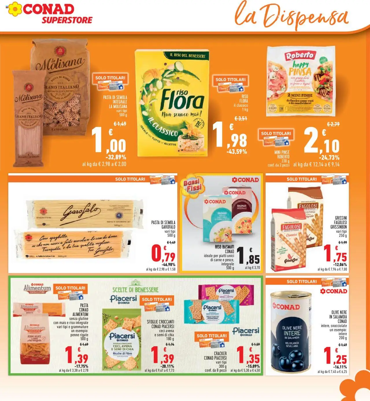 Volantino Conad del 14.08.2025 | Pagina: 11 | Prodotti: Riso, Ceci, Mais, Penne