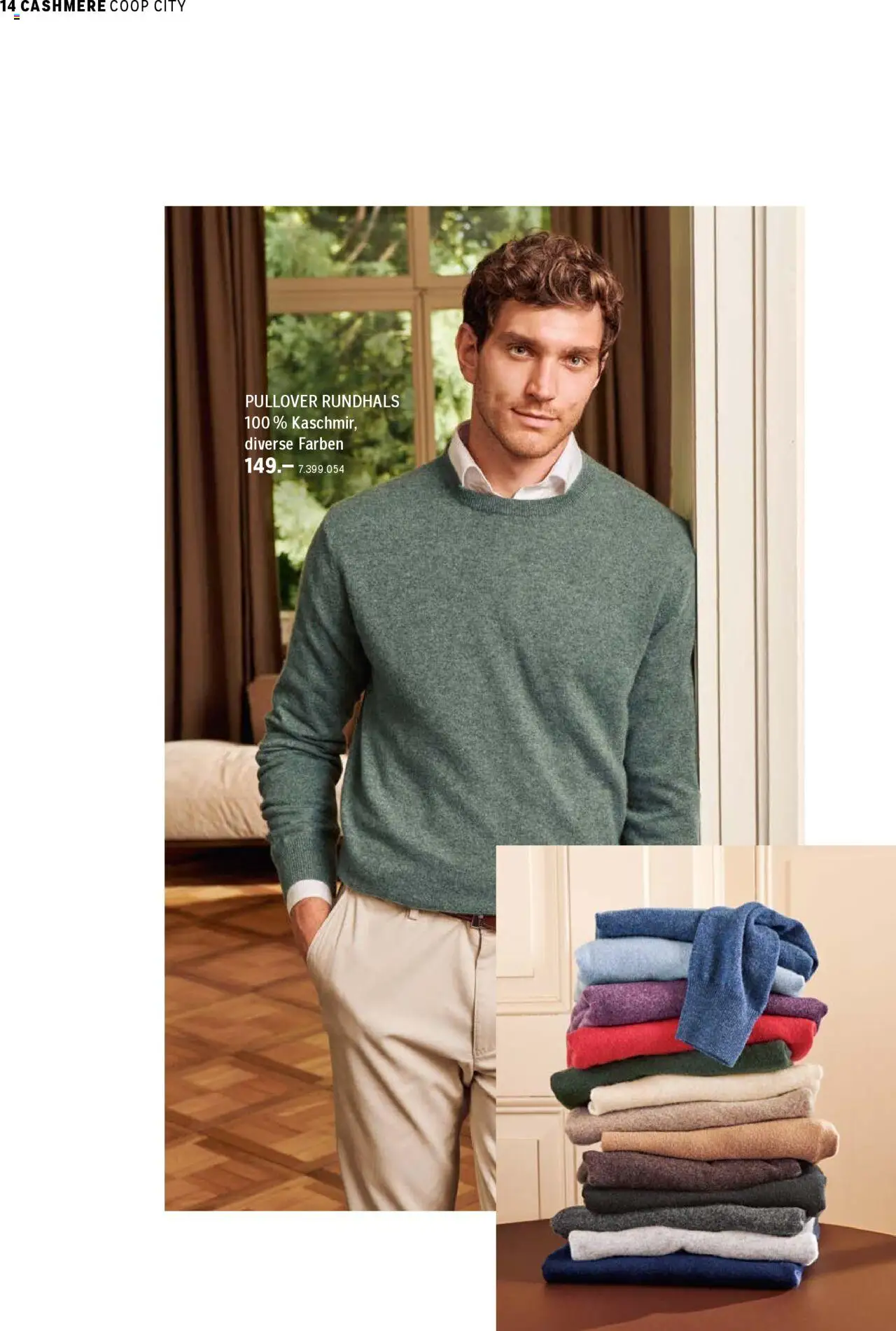 Coop City Aktionen Cashmere Kollektion – gültig ab 01.10.2025 | Seite: 14 | Produkte: Pullover