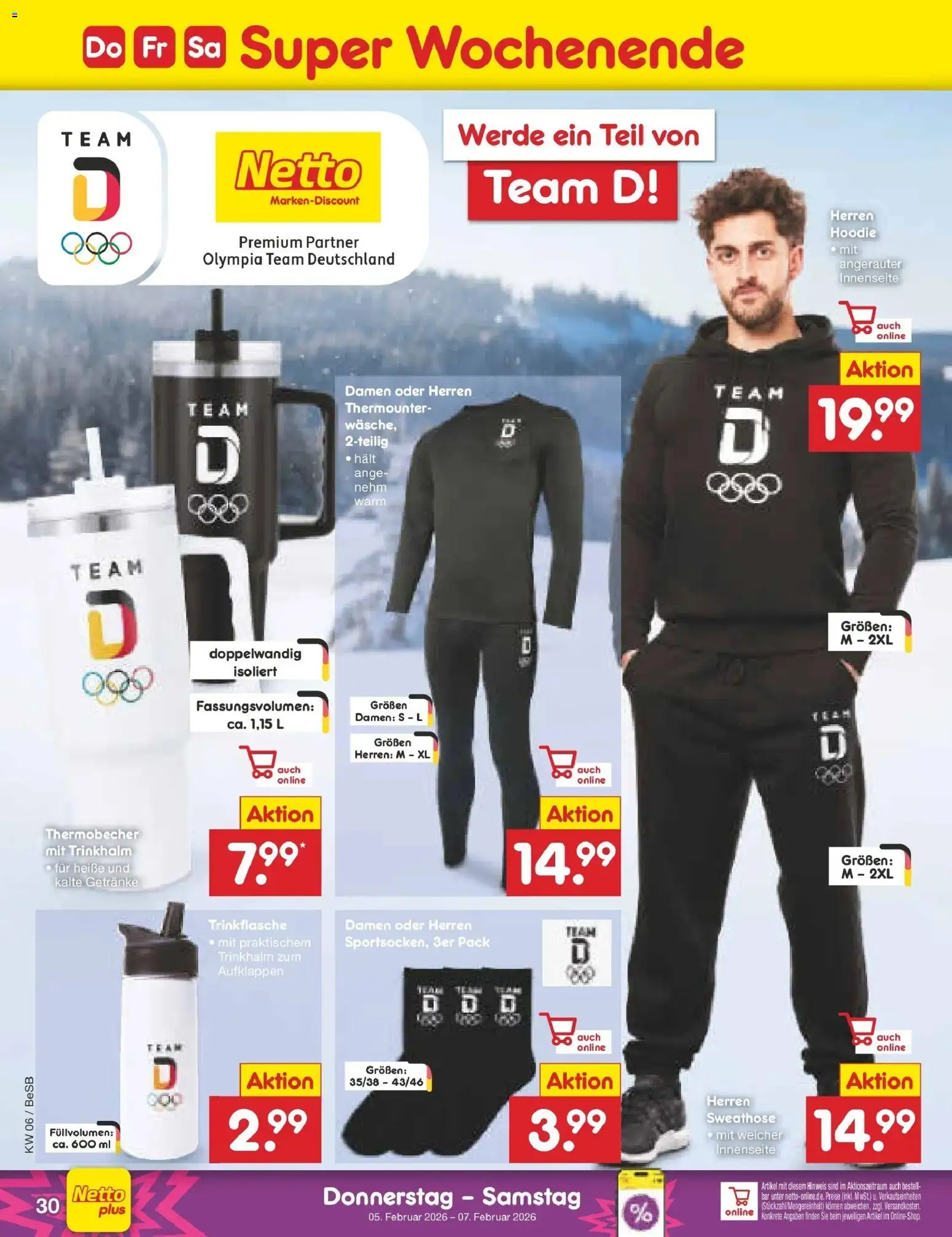 Netto Marken-Discount prospekt Kremmen	 – gültig ab 02.02.2026 | Seite: 42 | Produkte: Sweathose, Hoodie
