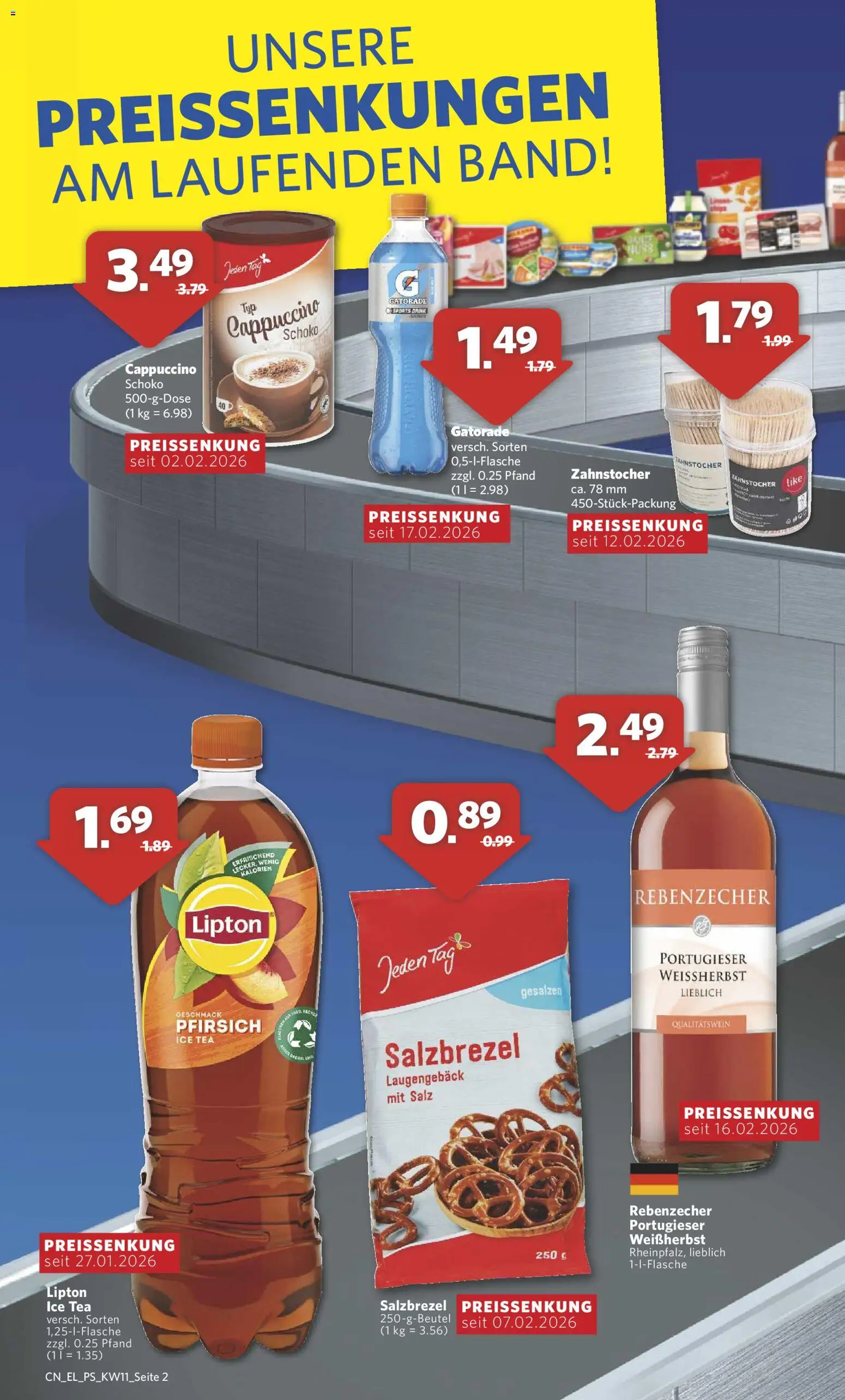 Combi Sonderangebote – gültig ab 09.03.2026 | Seite: 2 | Produkte: Salz, Pfirsich
