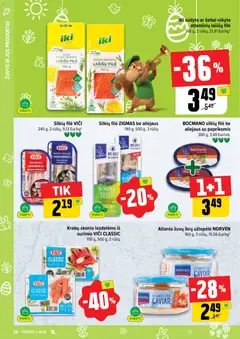 IKI leidinys galioja nuo 30.03.2026 | Puslapis: 28 | Prekių: Paprika, Užtepėlė, Silkių filė, Lašišų filė